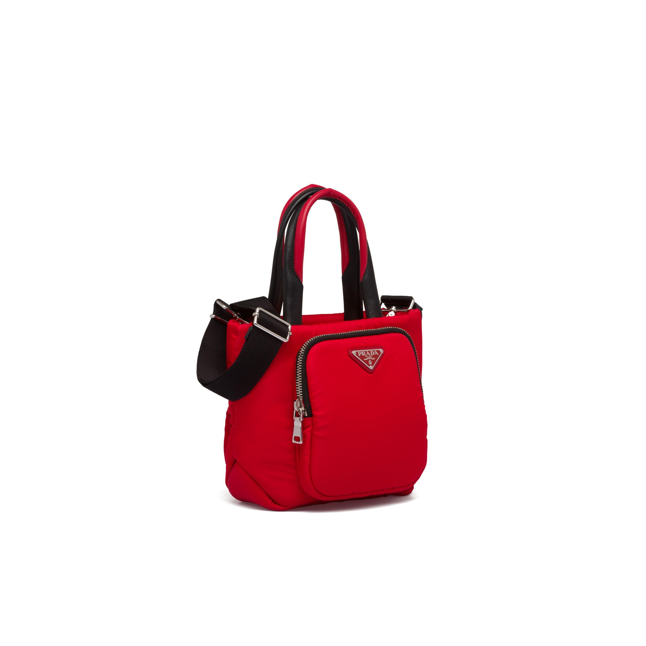 red nylon prada bag