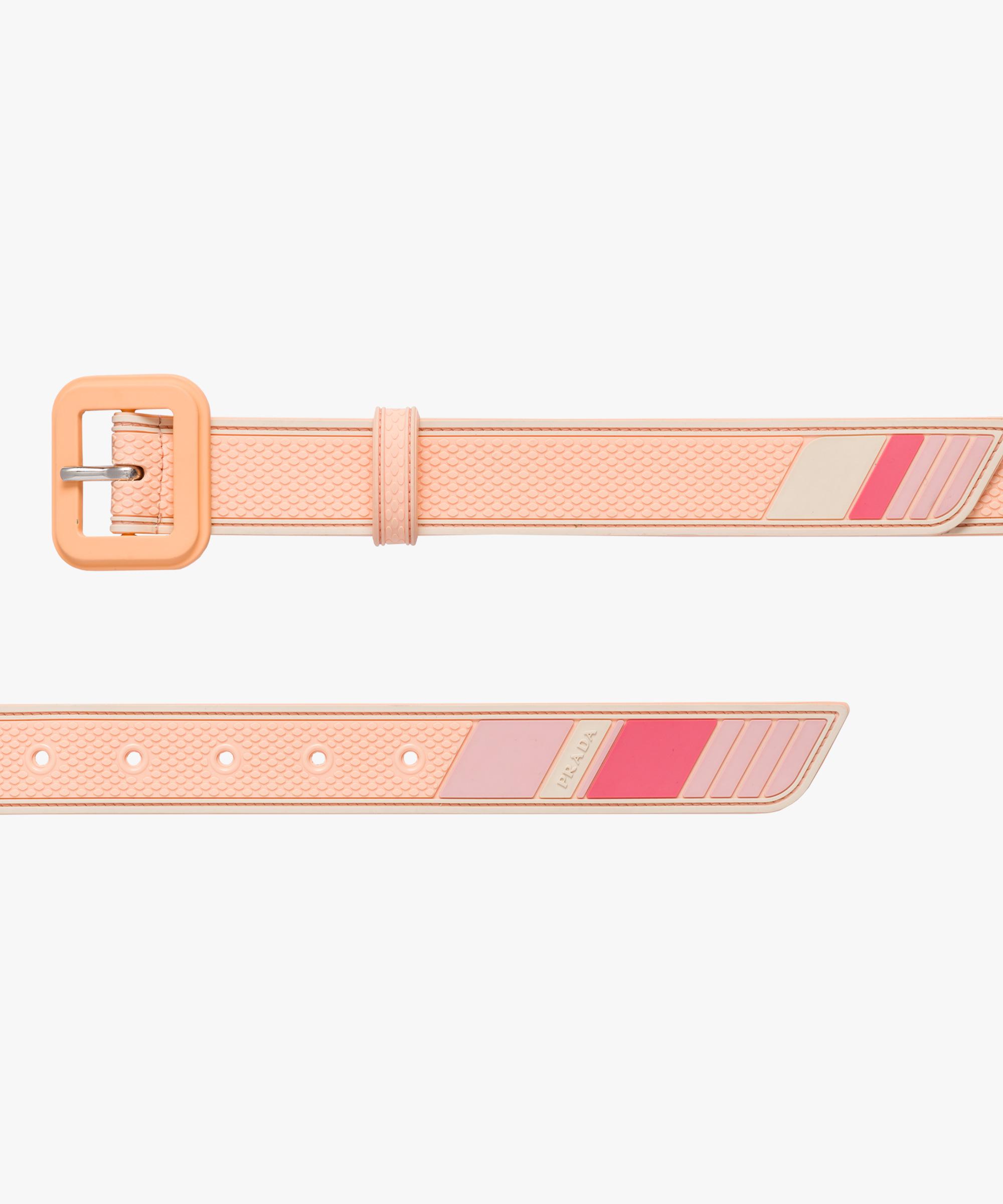 pink prada belt