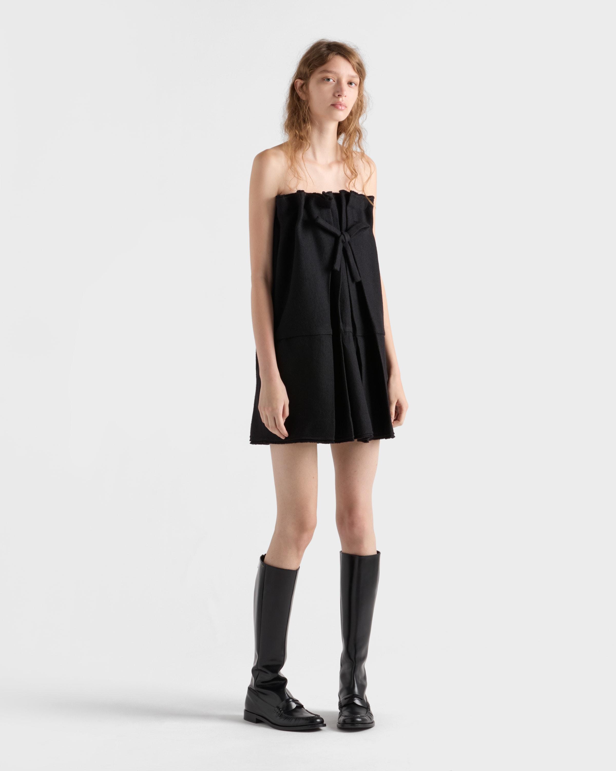 ワンピースその他 Prada Black velvet mini dress with bows 26267089_56058466_600.jpg