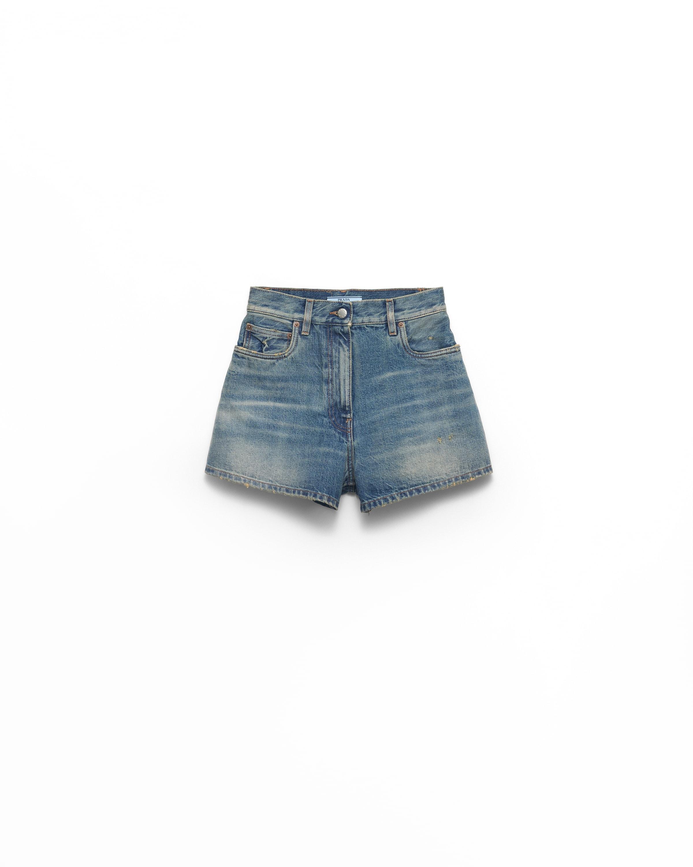 Women's Prada Jean and denim shorts | Lyst