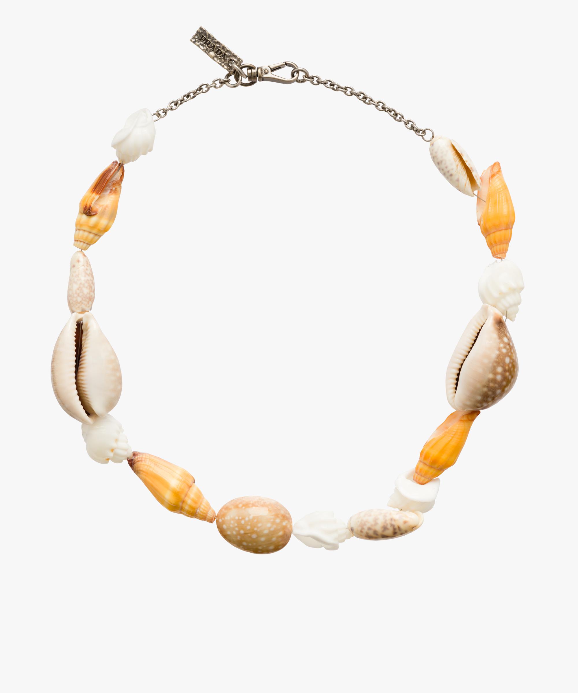 Shop Prada Shell Necklace | UP TO 54% OFF