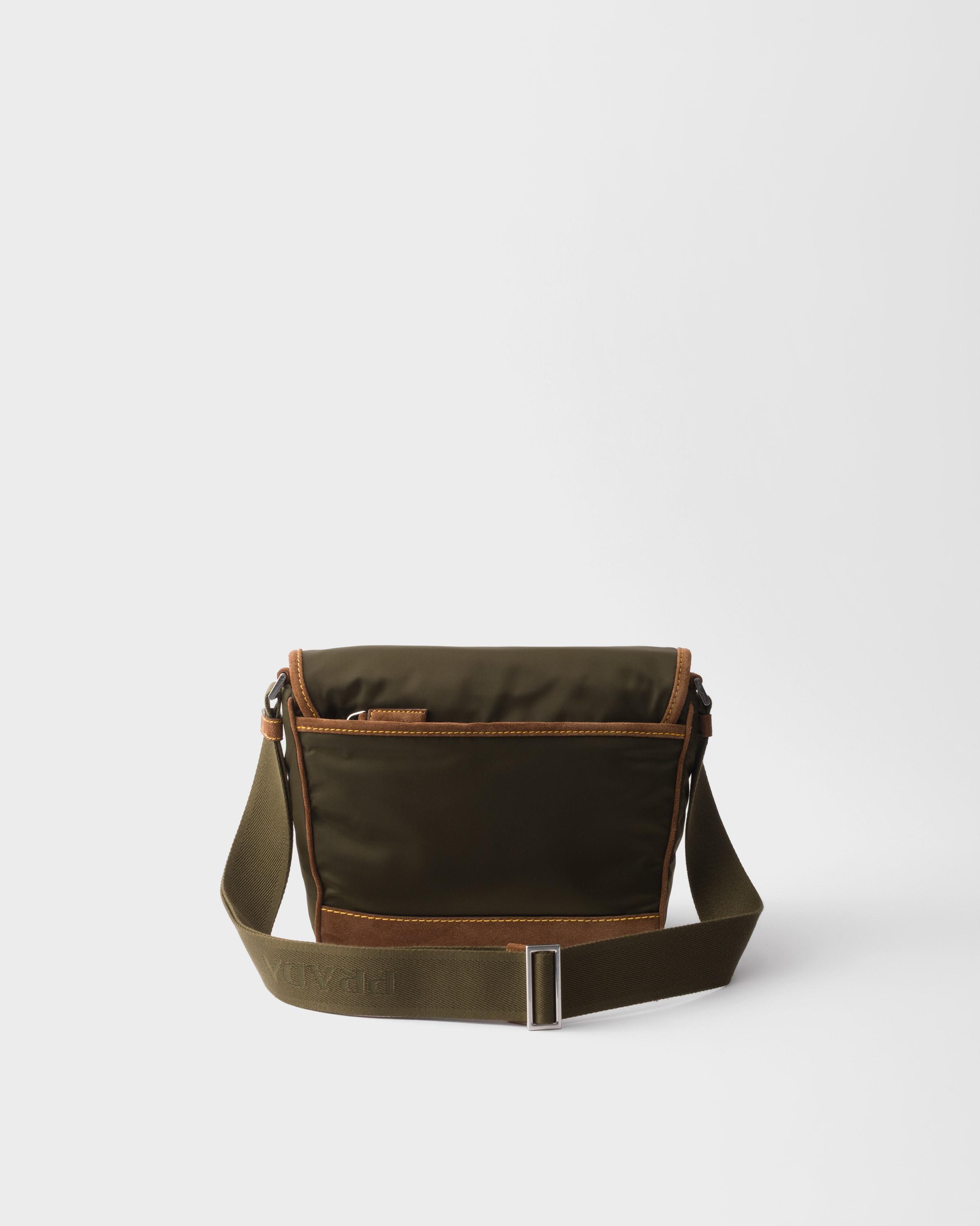 【関税込み】PRADA medium crossbody bag in Re-Nylon and suede Prada Medium Re-Nylon And Suede Shoulder Bag for Men | Lyst