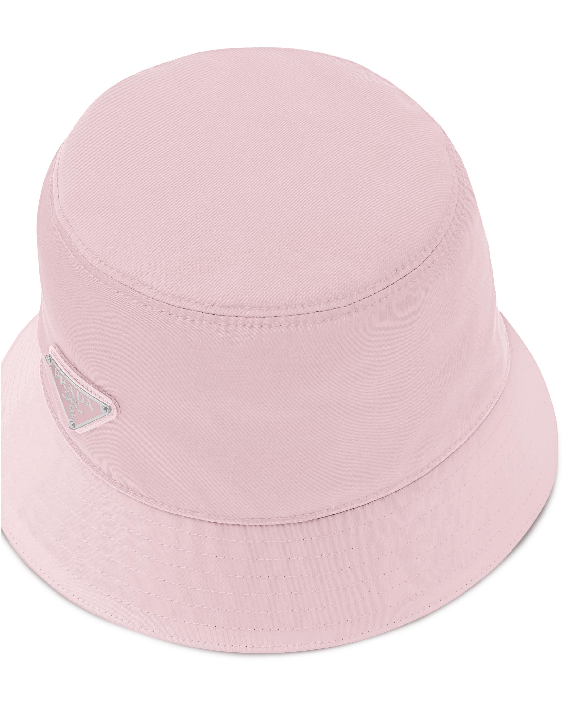 prada bucket hat pink