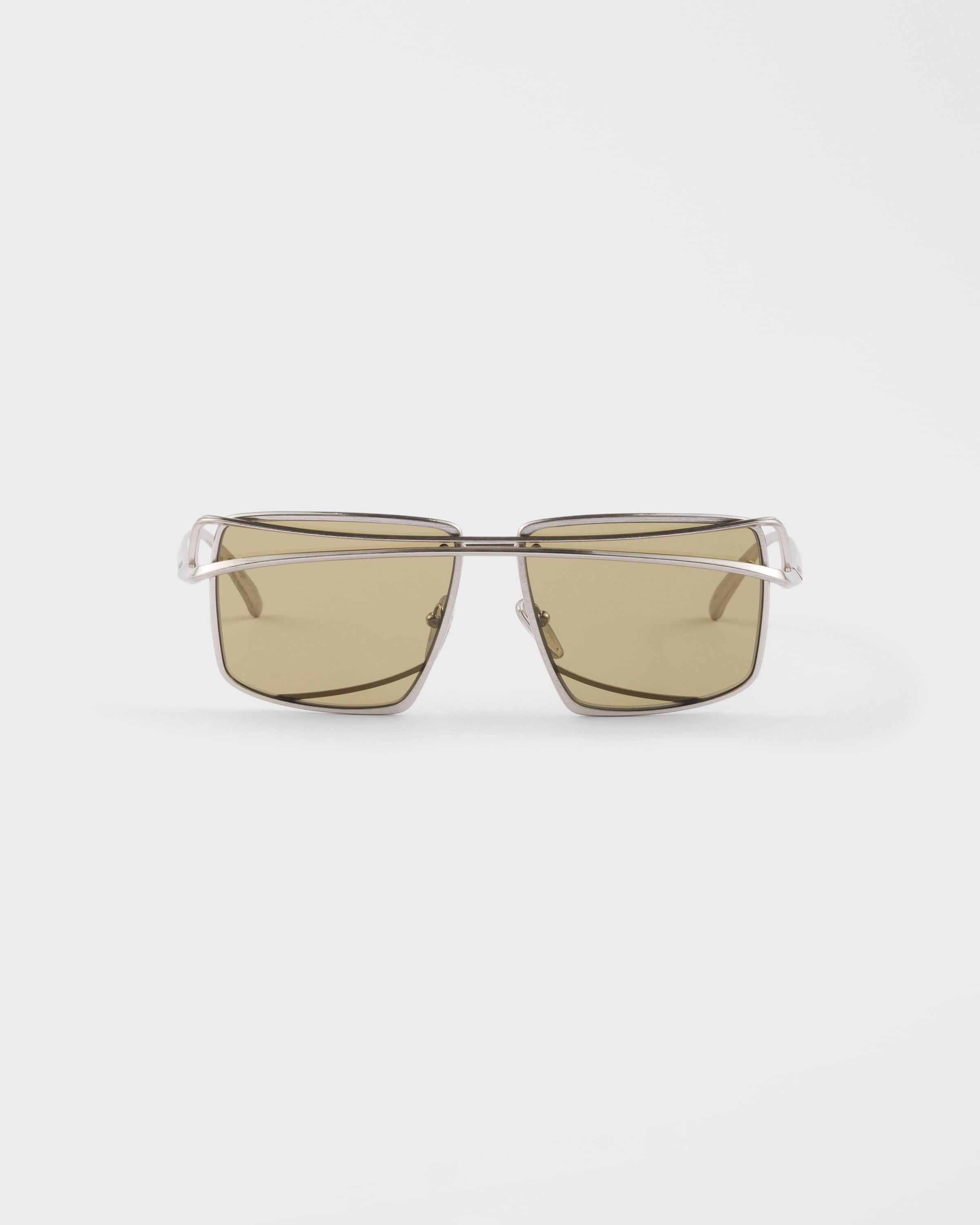 Prada Runway Sunglasses in Natural for Men | Lyst