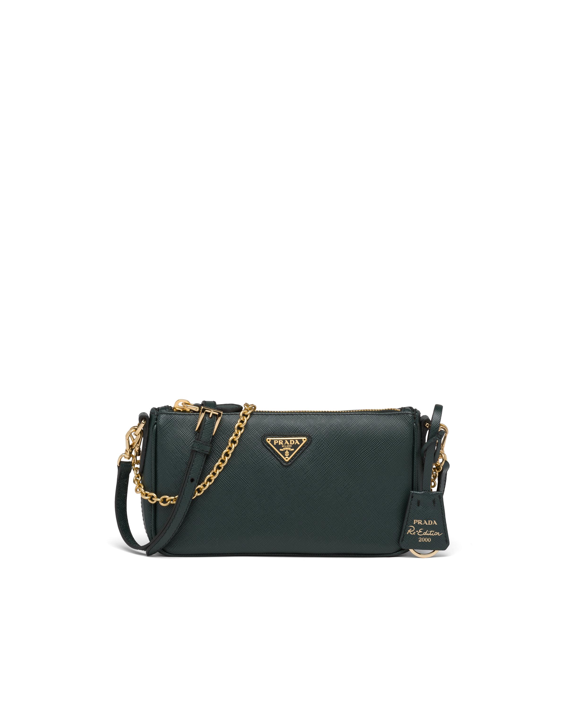 Prada Re-edition 2000 Shoulder Bag in Green | Lyst