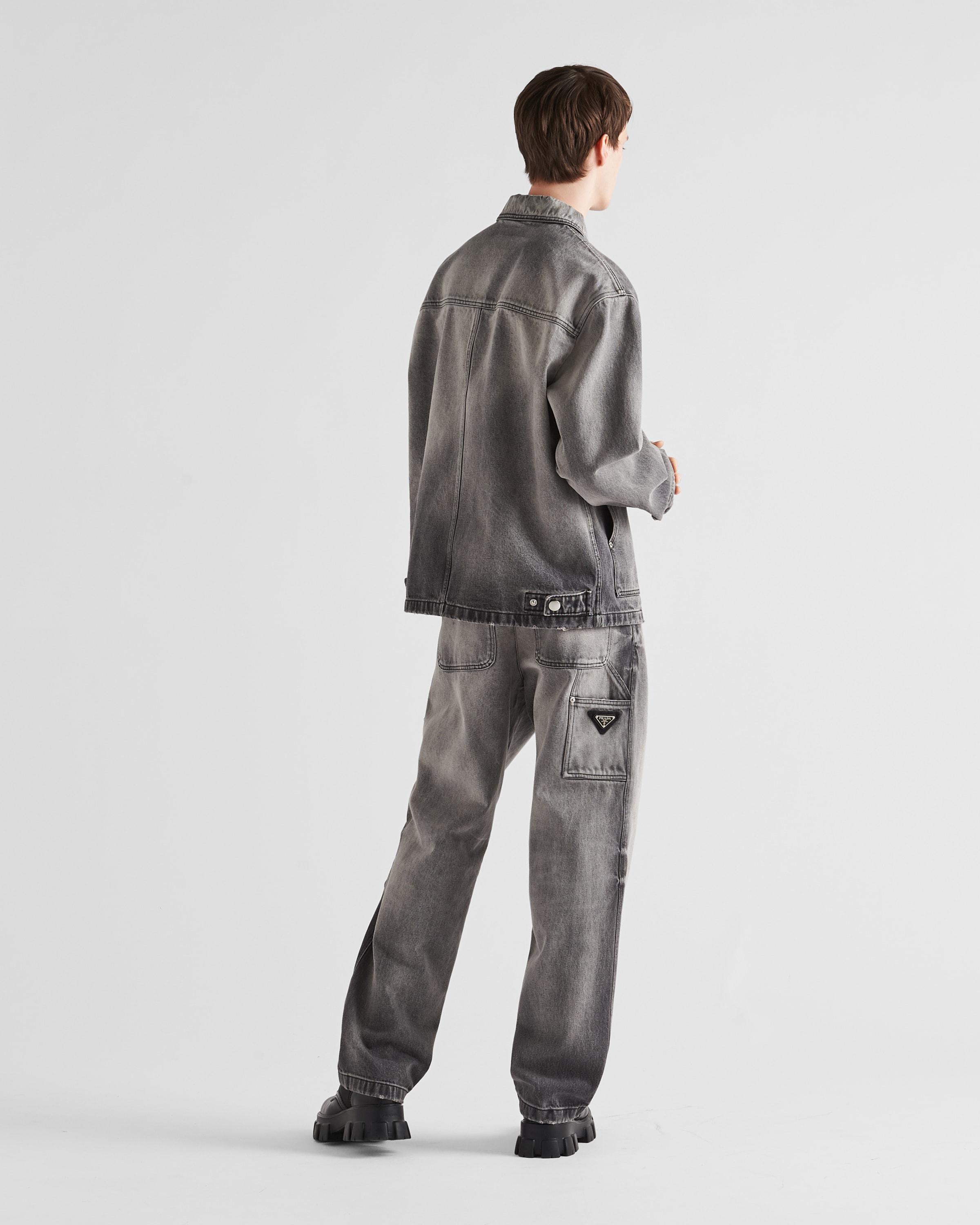Prada Denim Pants in Grey for Men | Lyst UK