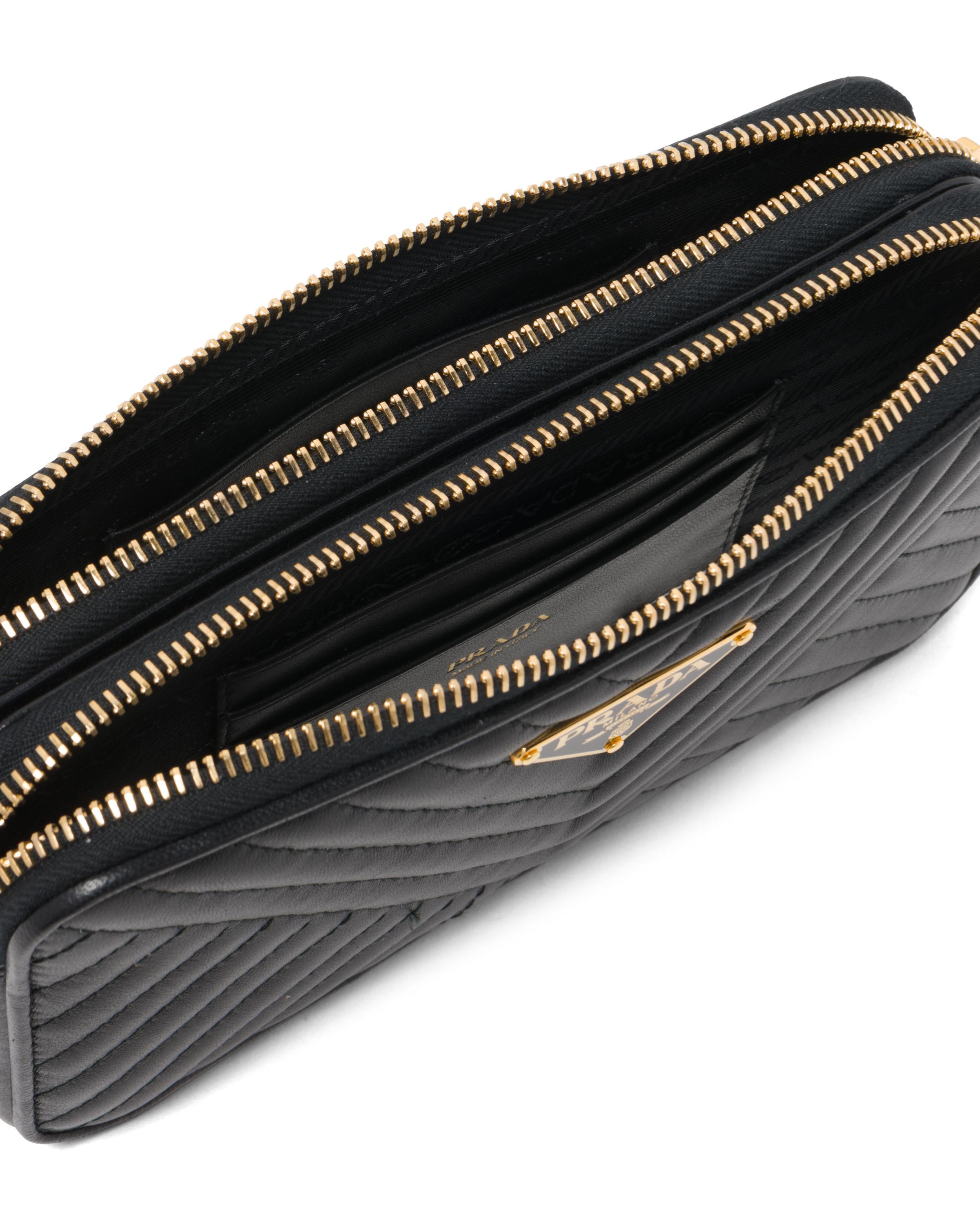 prada nappa leather mini shoulder bag