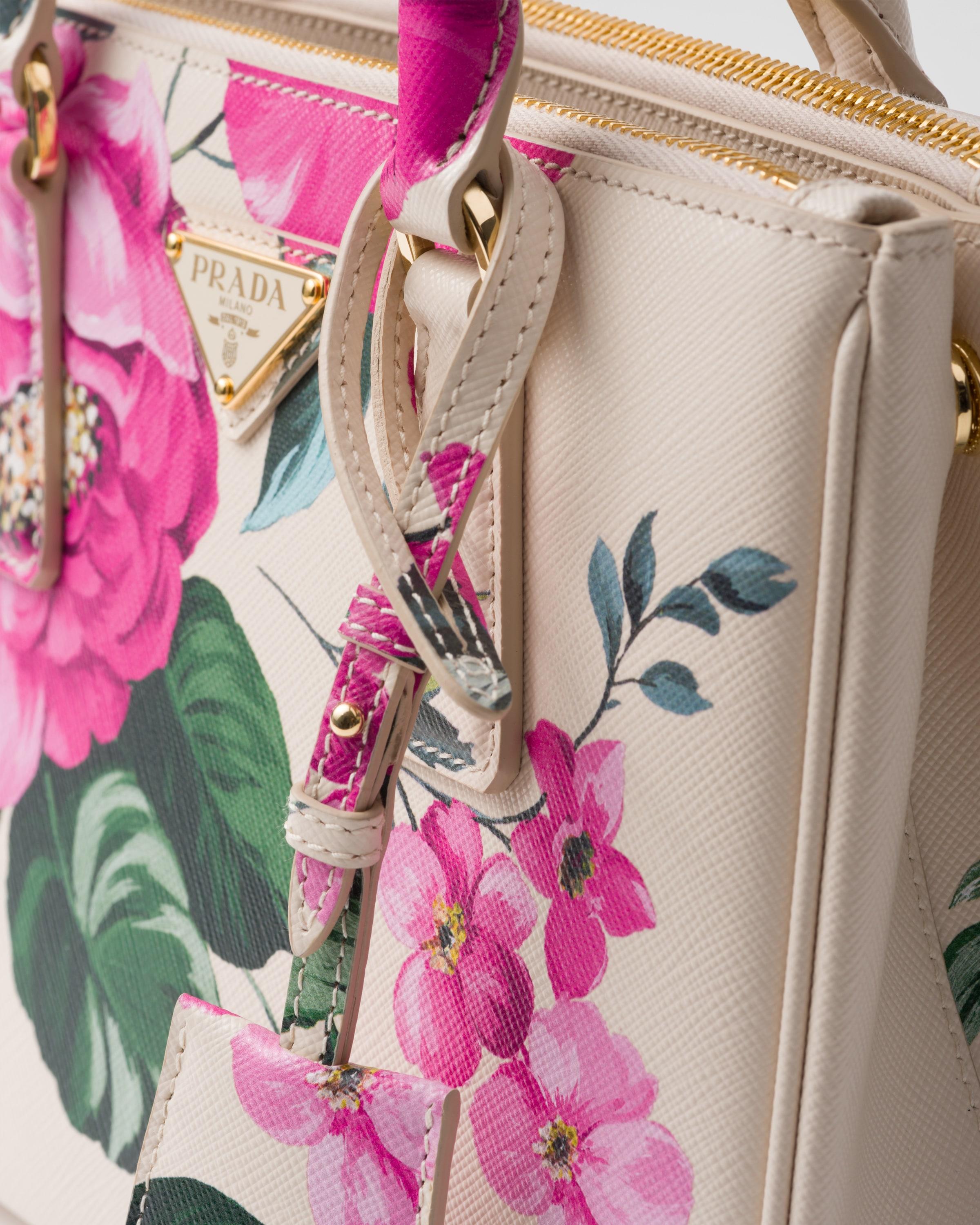 美品【PRADA】グレーピンク レザー SAFFIANO GALLERIA バッグ Powder Pink Prada Galleria Saffiano leather micro bag | PRADA