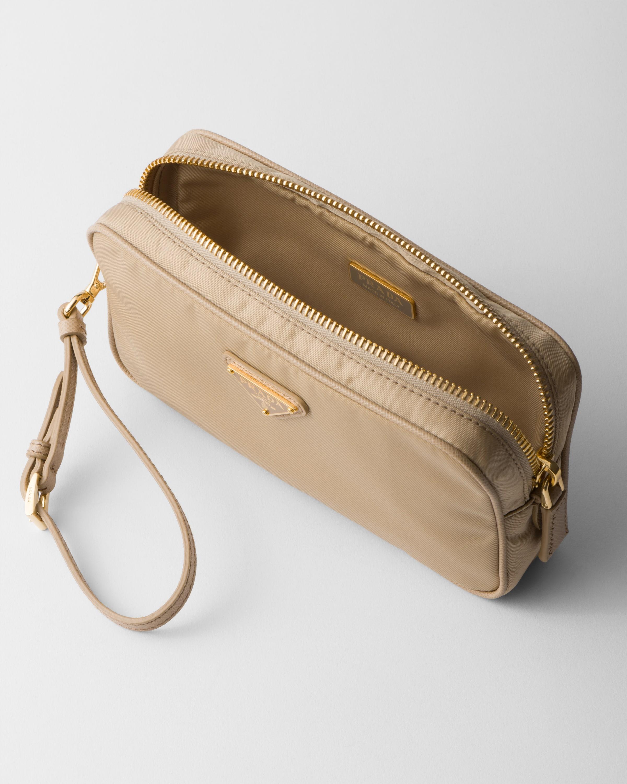 Prada Re-Edition 1978 Re-Nylon And Saffiano Leather Pouch in