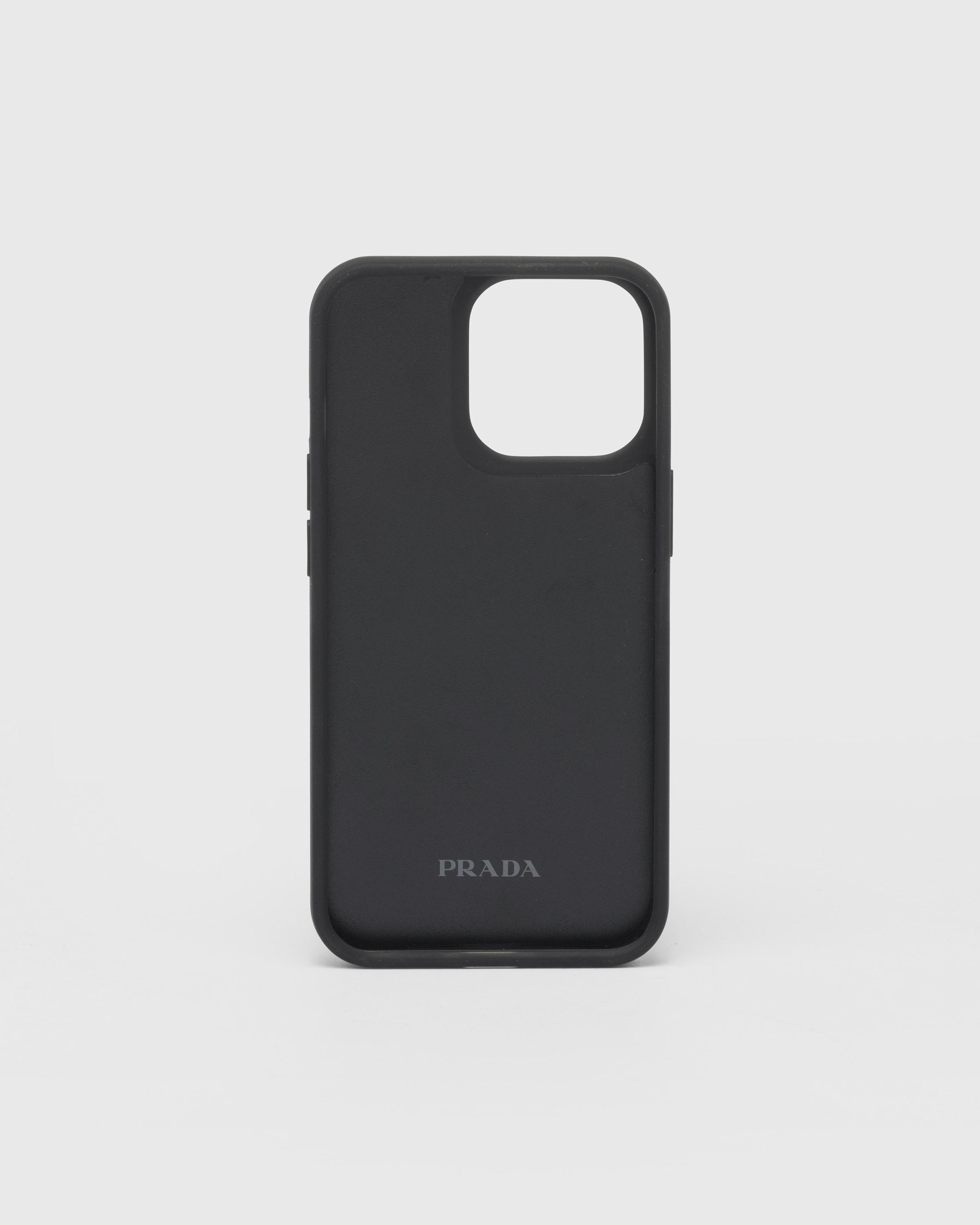 Prada Saffiano Leather Cover For The Iphone 14 Pro in Black for Men | Lyst