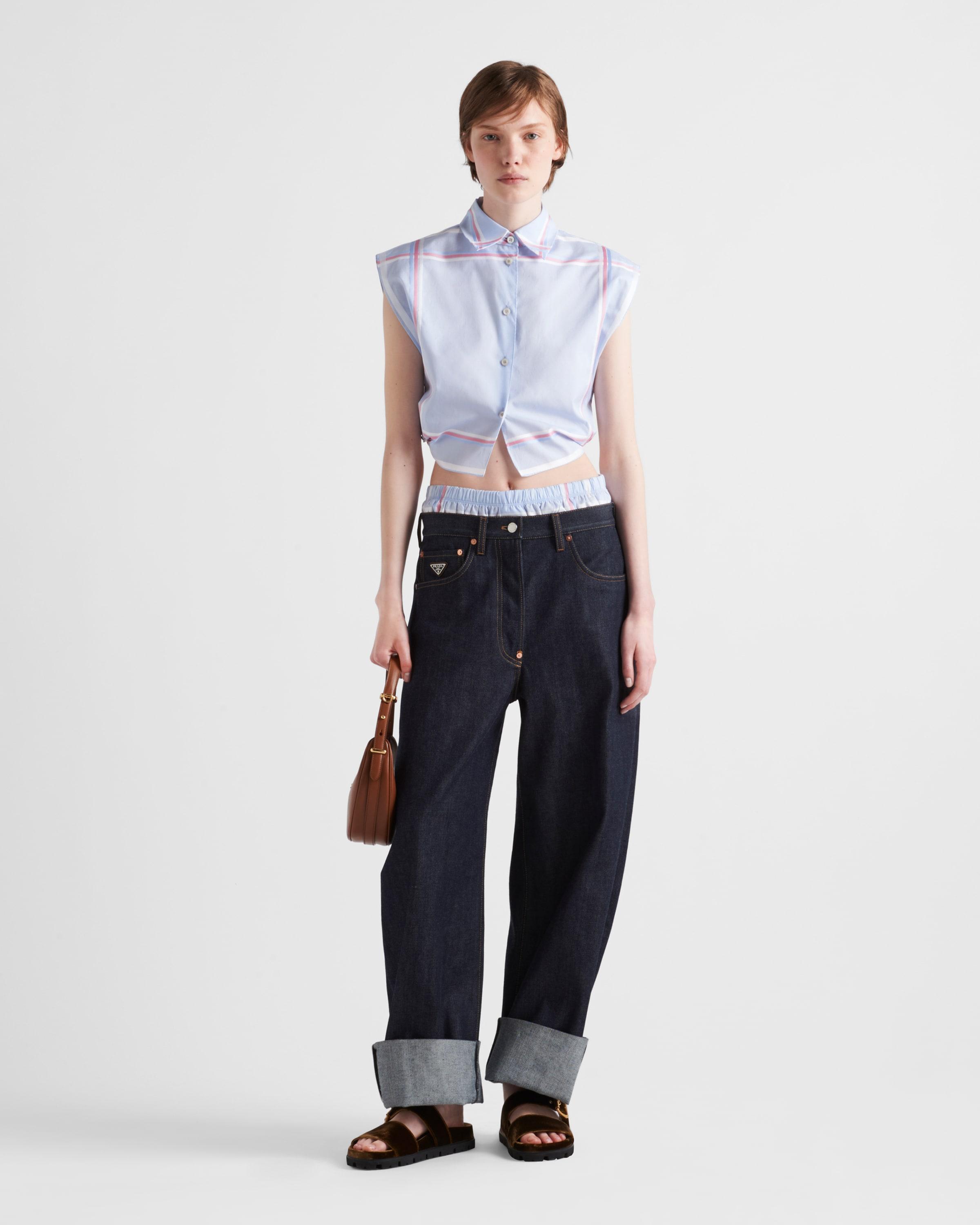 【送料無料】 PRADA Wide, selvedge denim jeans Prada Wide and Selvedge Denim Jeans | Saks Fifth Avenue