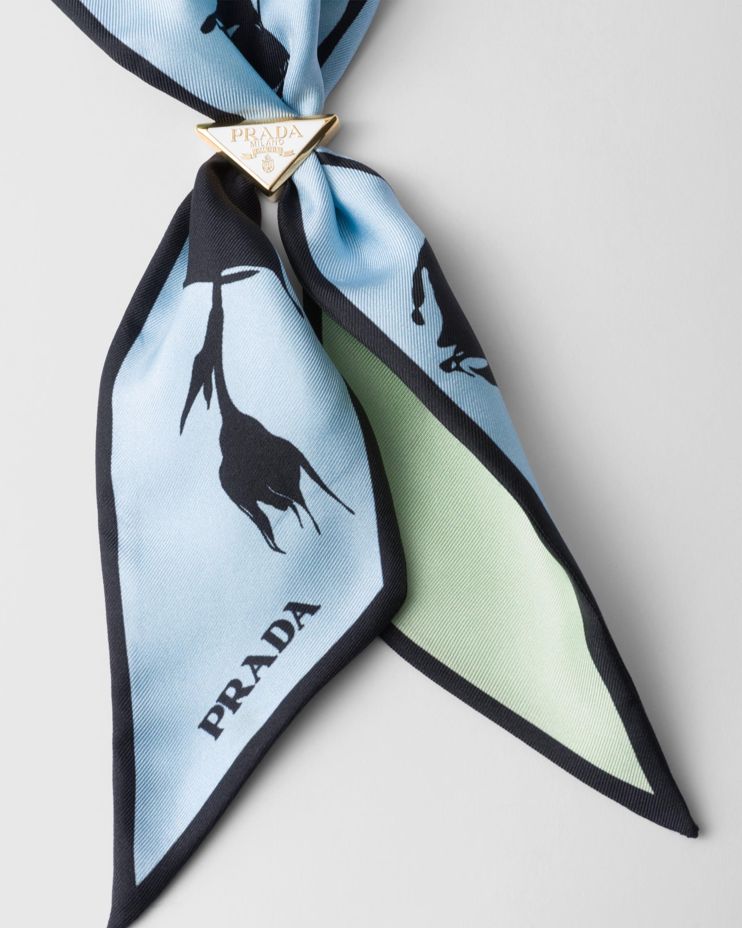 アクセサリーその他 PRADA SCIARPA IN LANA A COSTE CON TASCA 105777-fv_6fa531f7-81de-4811-