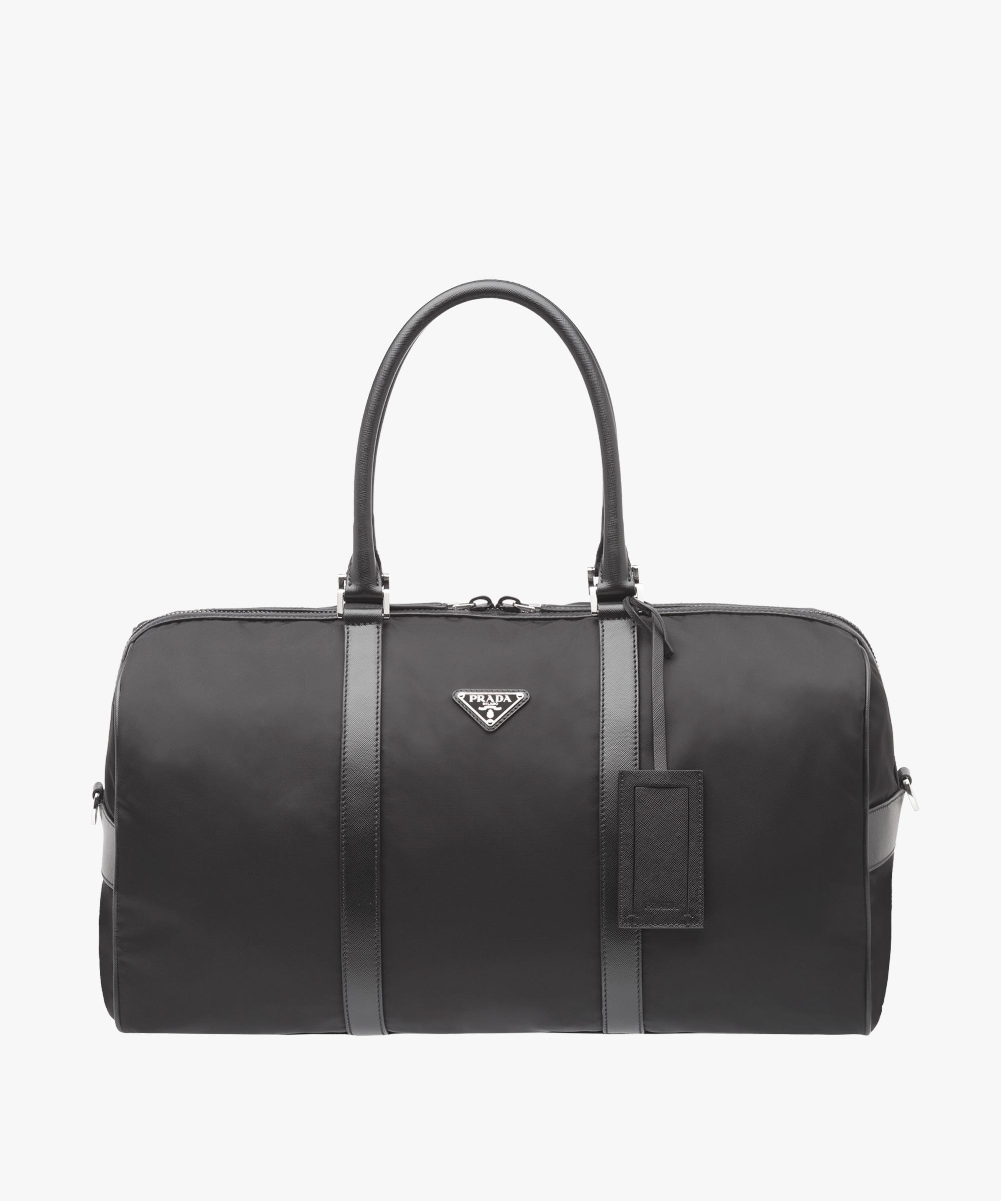 Prada Synthetic Nylon Travel Bag in Black for Men Lyst