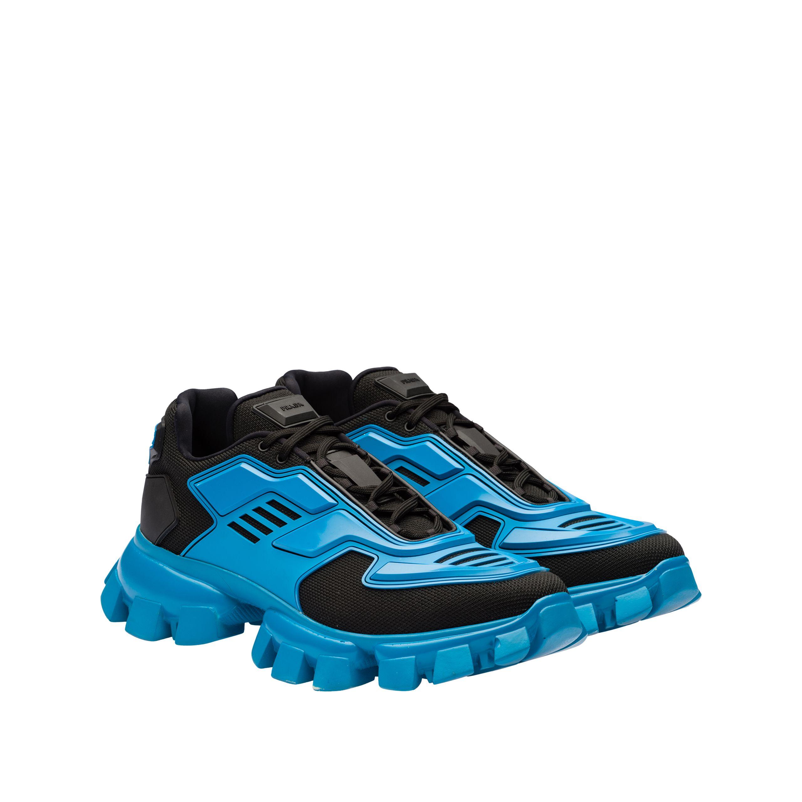 Lyst - Prada Cloudbust Thunder Knit Sneakers in Blue for Men