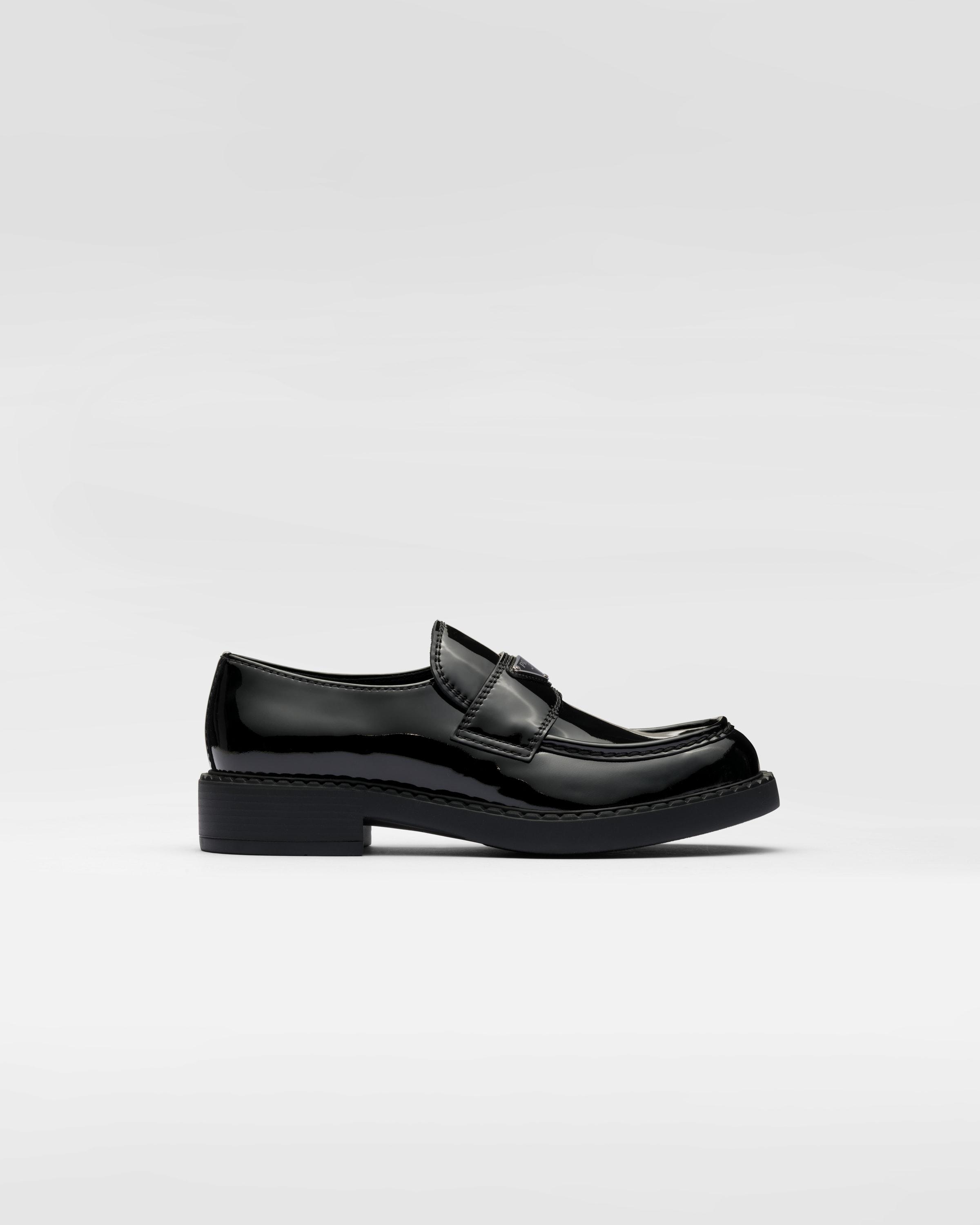 Prada mens patent leather shoes online