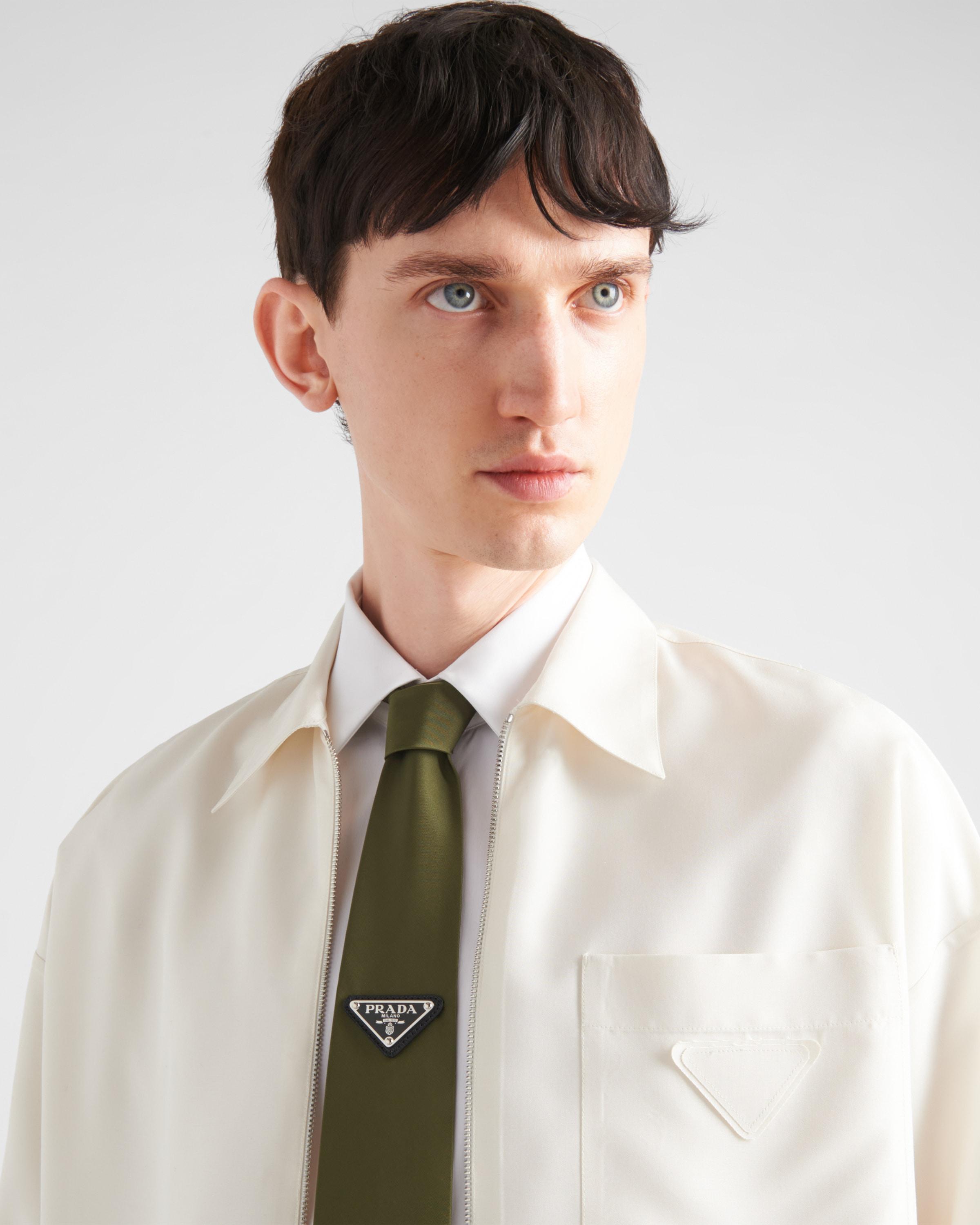 トレンド☆PRADA☆Prada Re-Nylon Gabardine Tie ロゴネクタイ Prada Re-Nylon Gabardine Tie | Saks Fifth Avenue