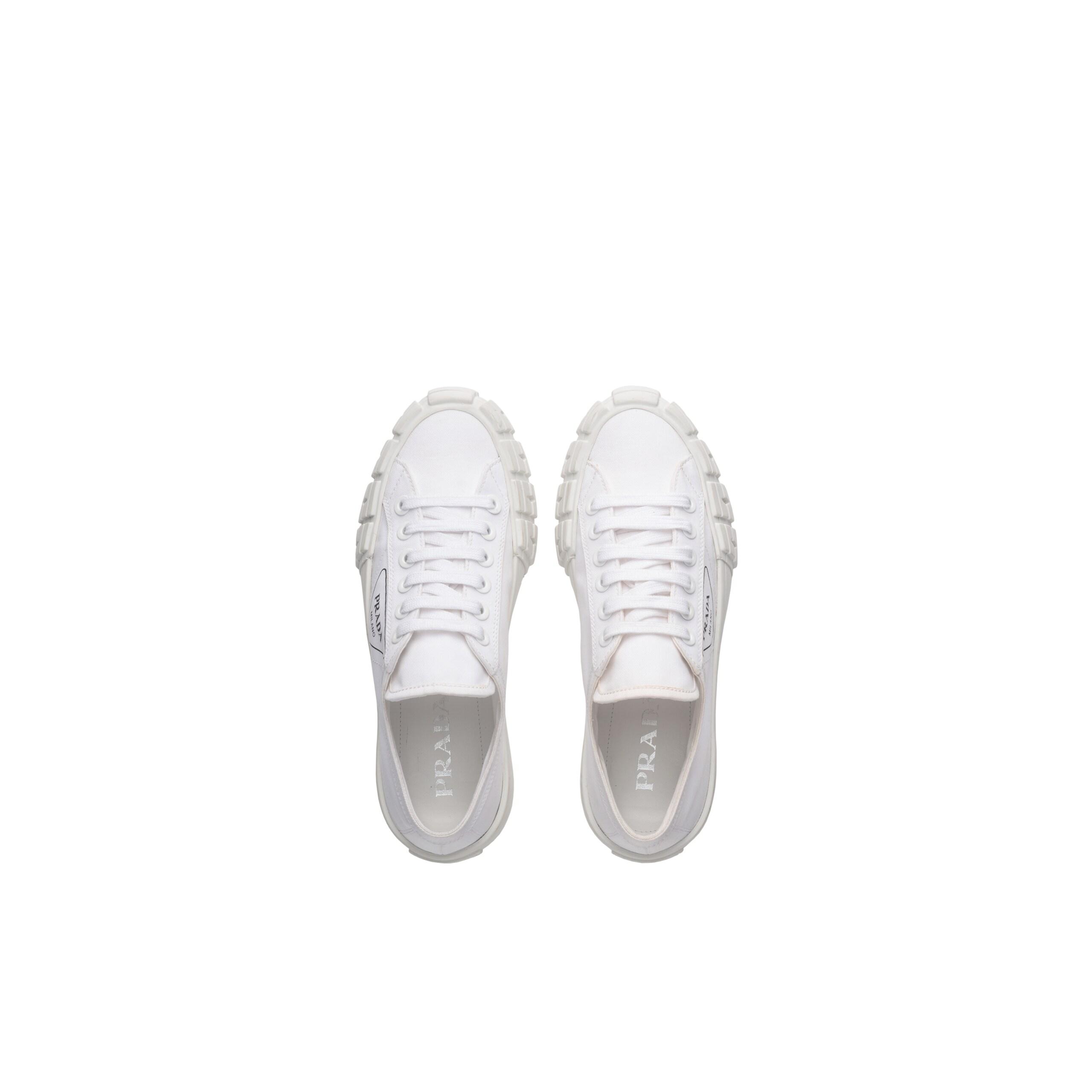 gabardine fabric sneakers