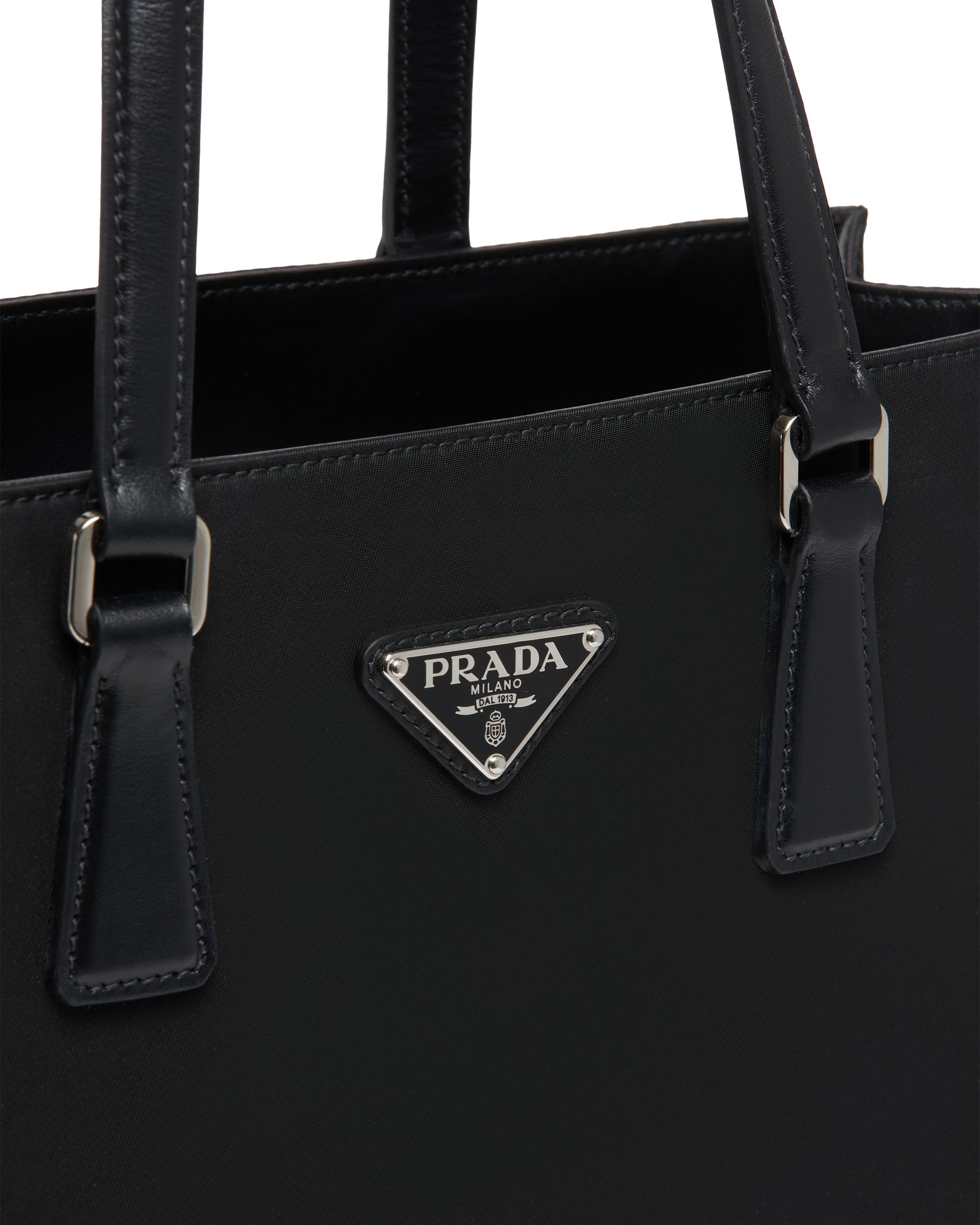 prada black nylon tote
