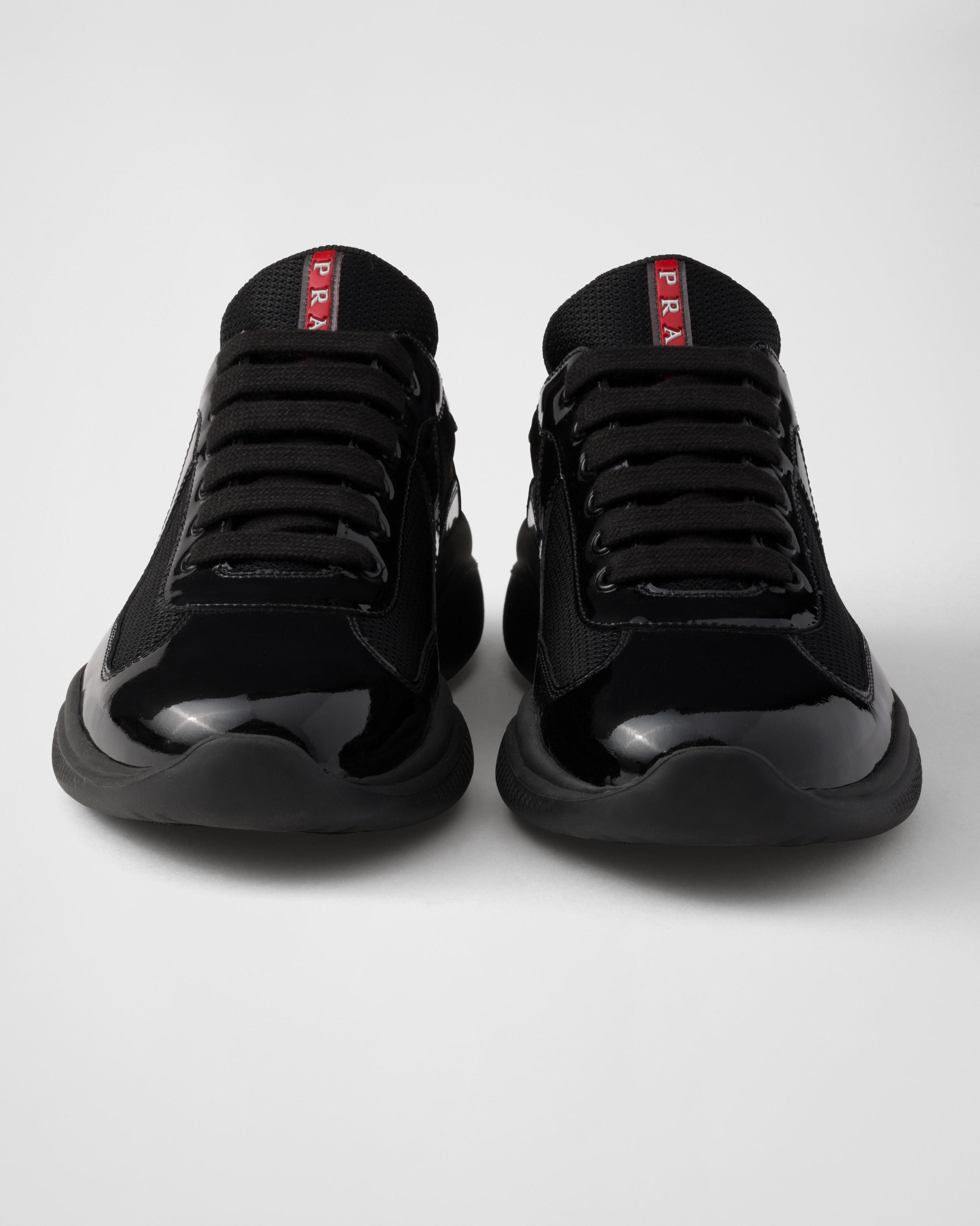 Prada americas cup patent black discount
