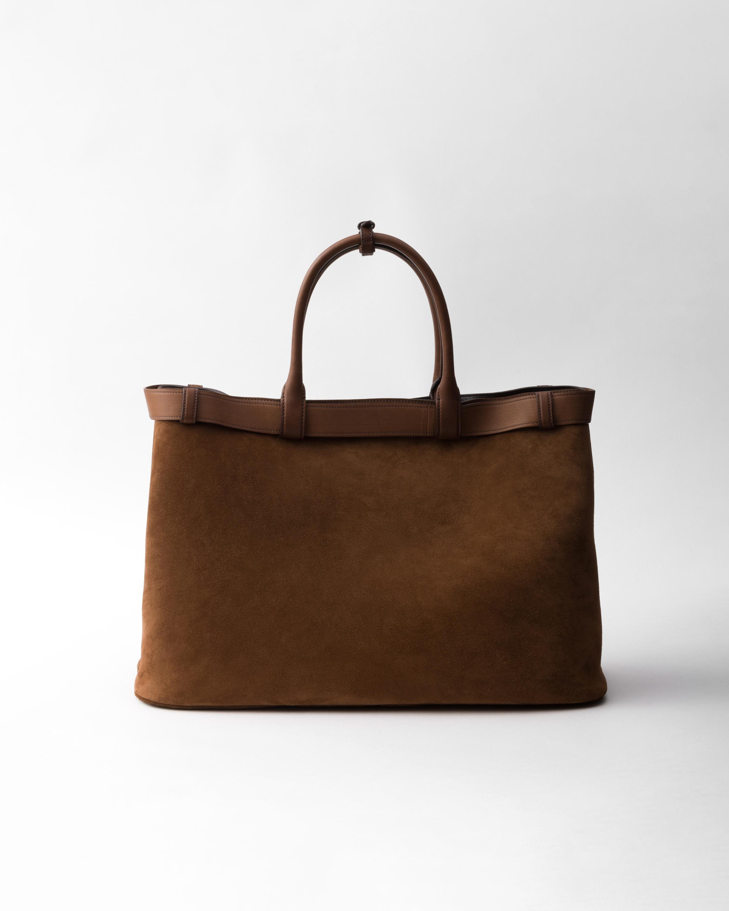 Tote Bag Herrentasche Prada Prada Nylon Prada Wildleder Tasche