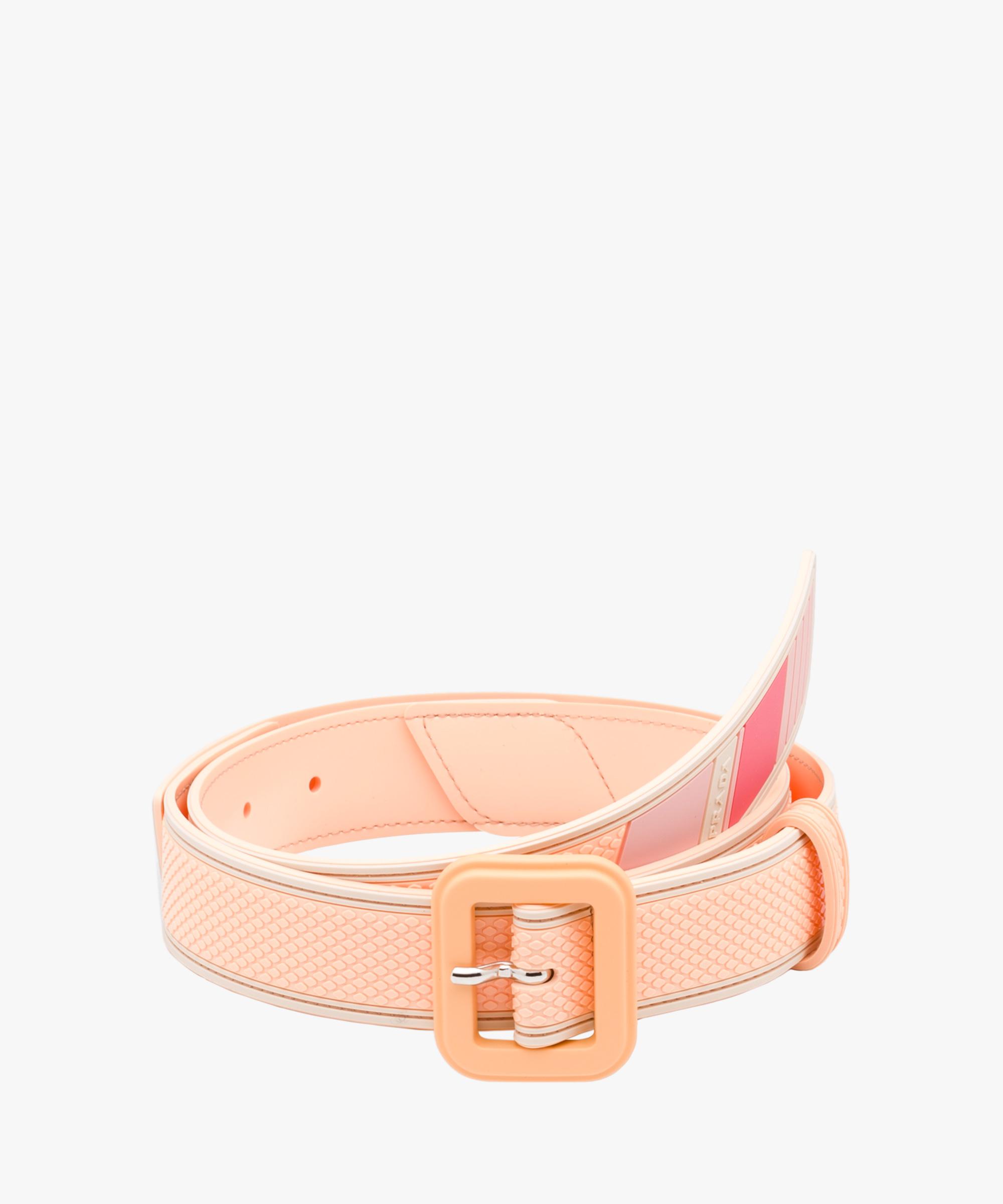 pink prada belt
