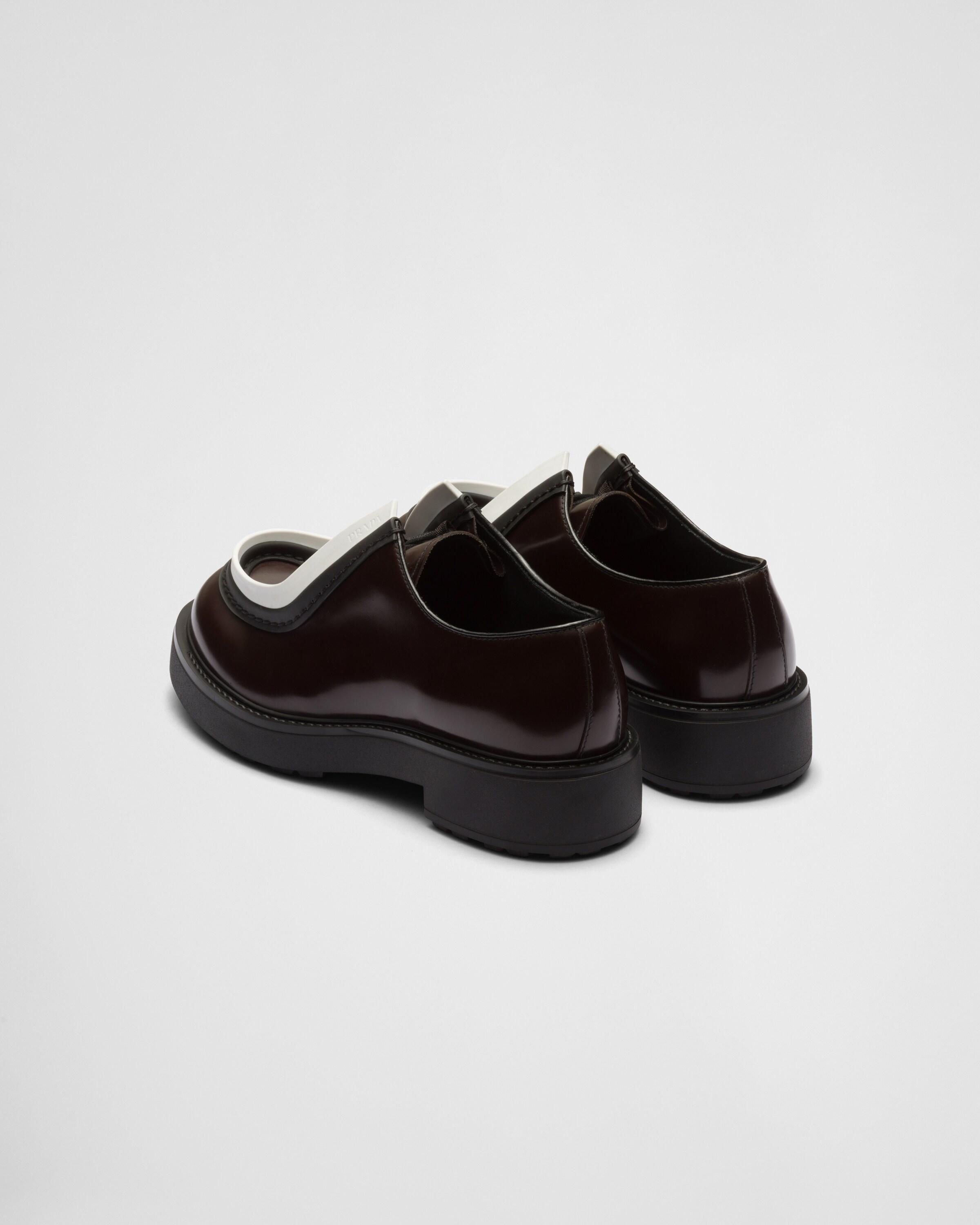スニーカー PRADA | RUNWAY Opaque brushed leather lace-up shoes Prada Diapason opaque brushed leather lace-up shoes | REVERSIBLE