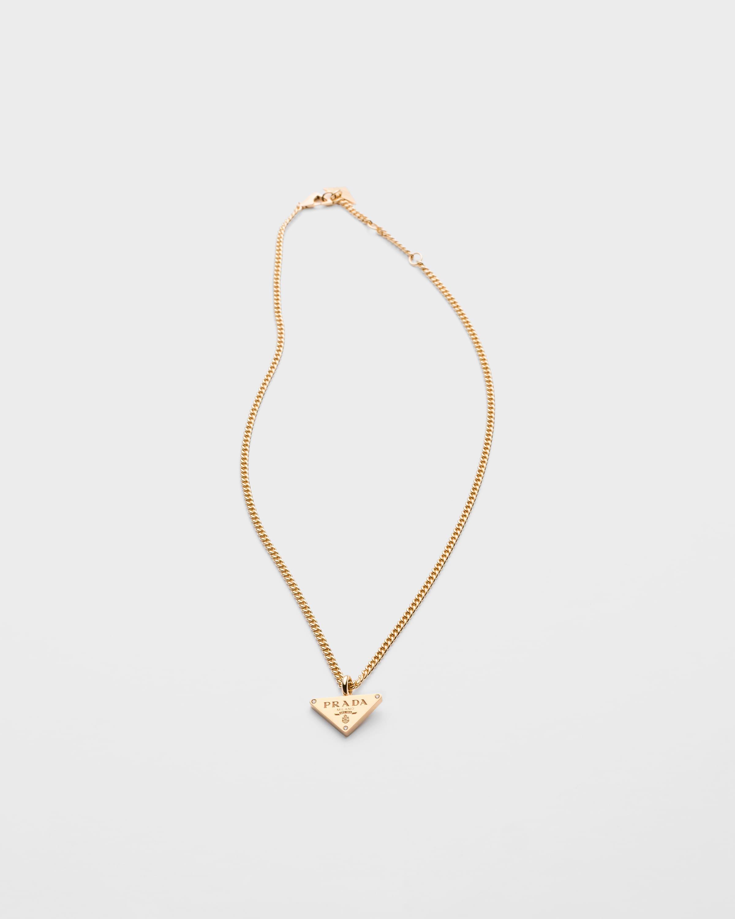 Prada Eternal Pendant Necklace in White | Lyst