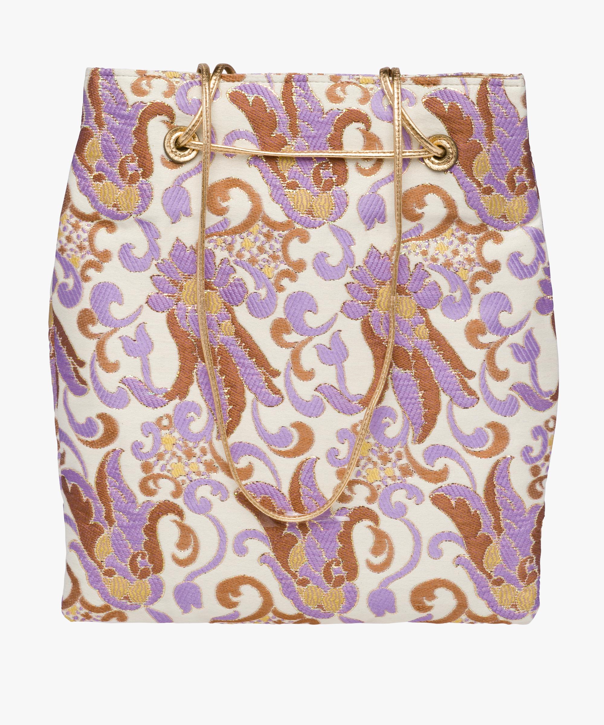 prada brocade shoulder bag