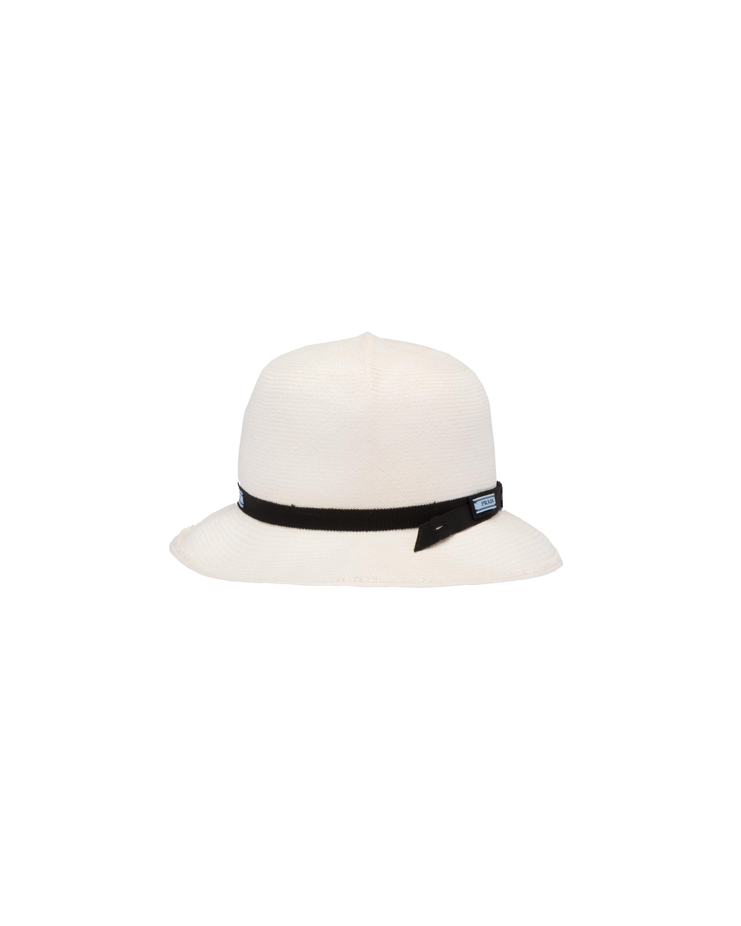 prada straw bucket hat