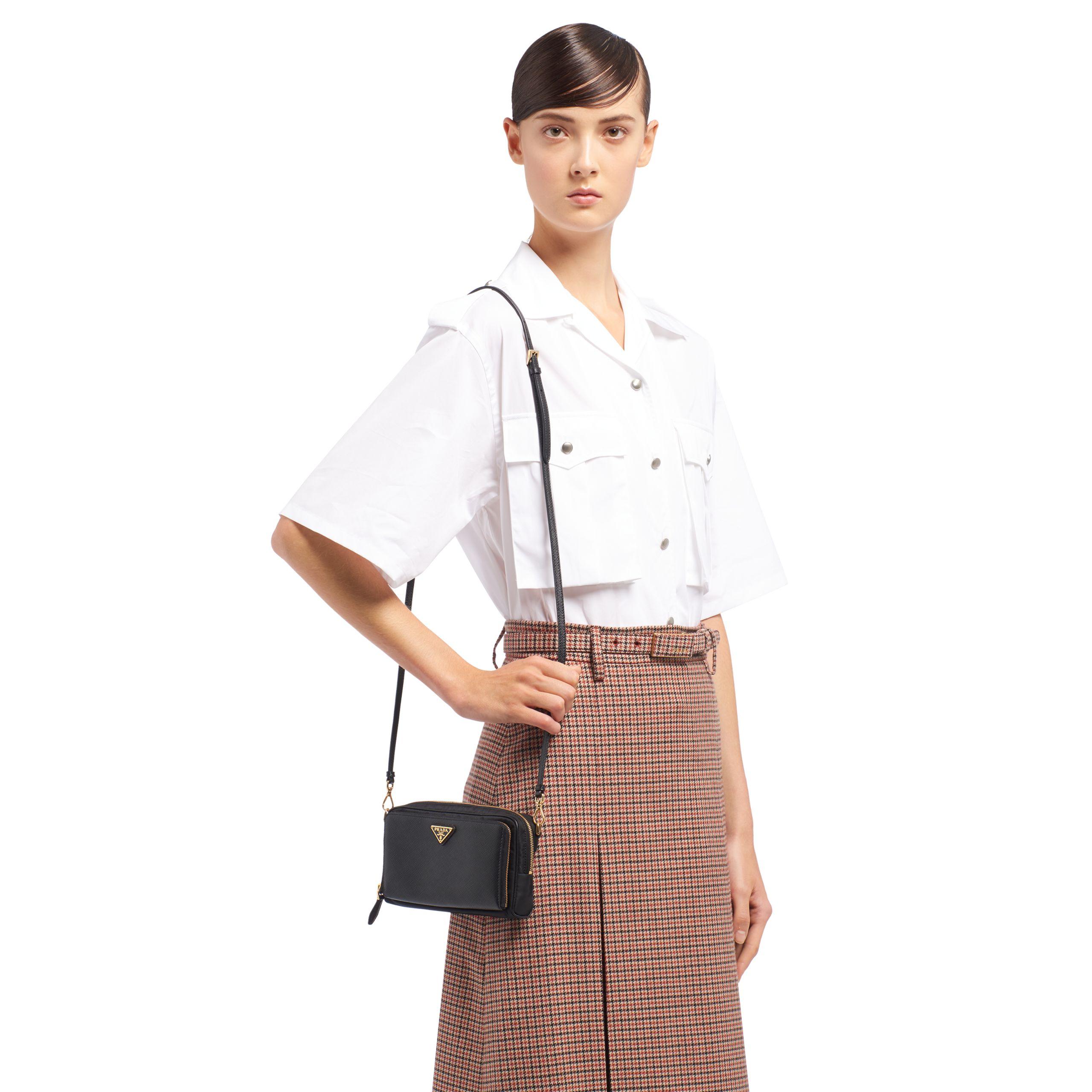 saffiano leather mini bag