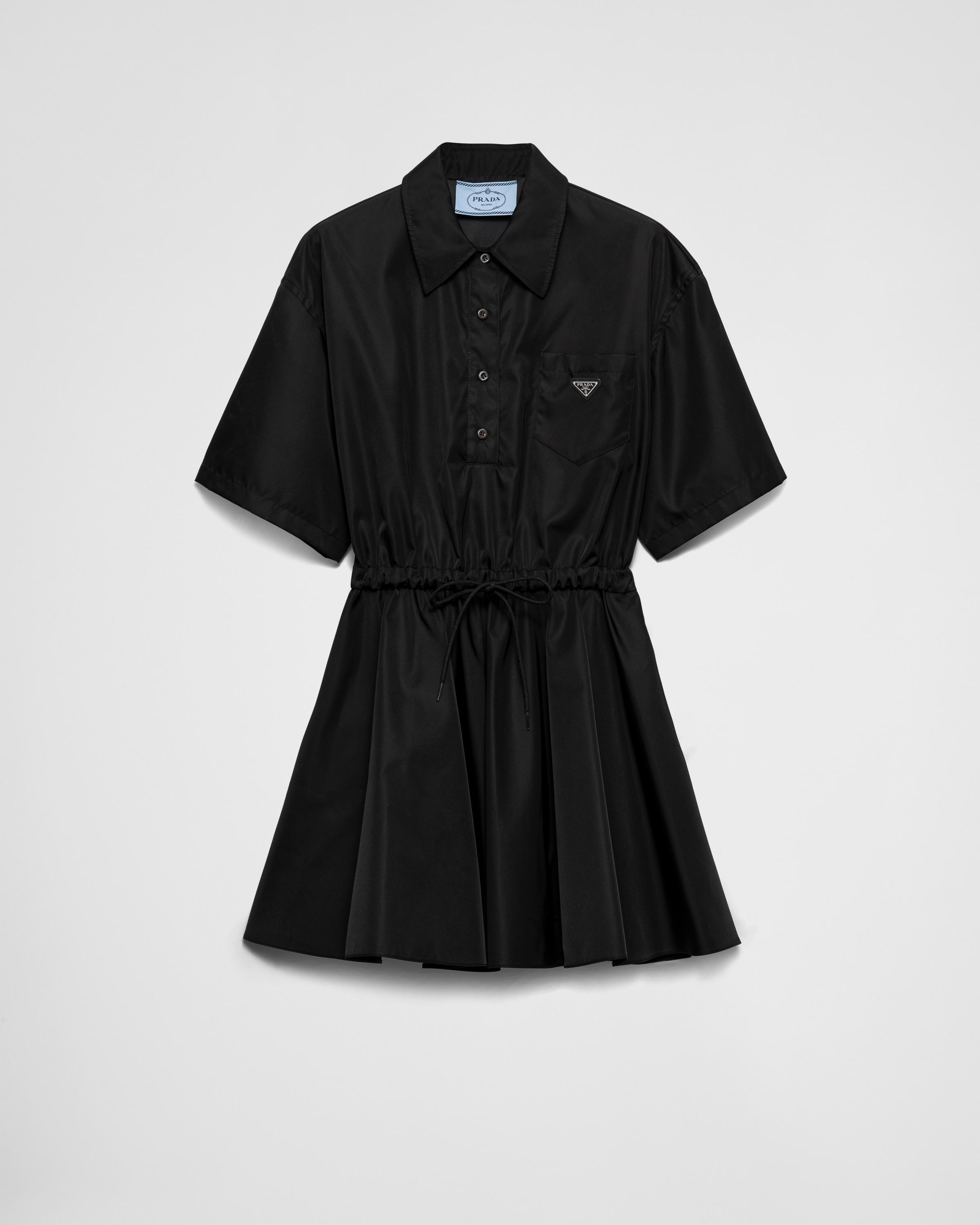 prada-black-Kurzarmliges-Kleid