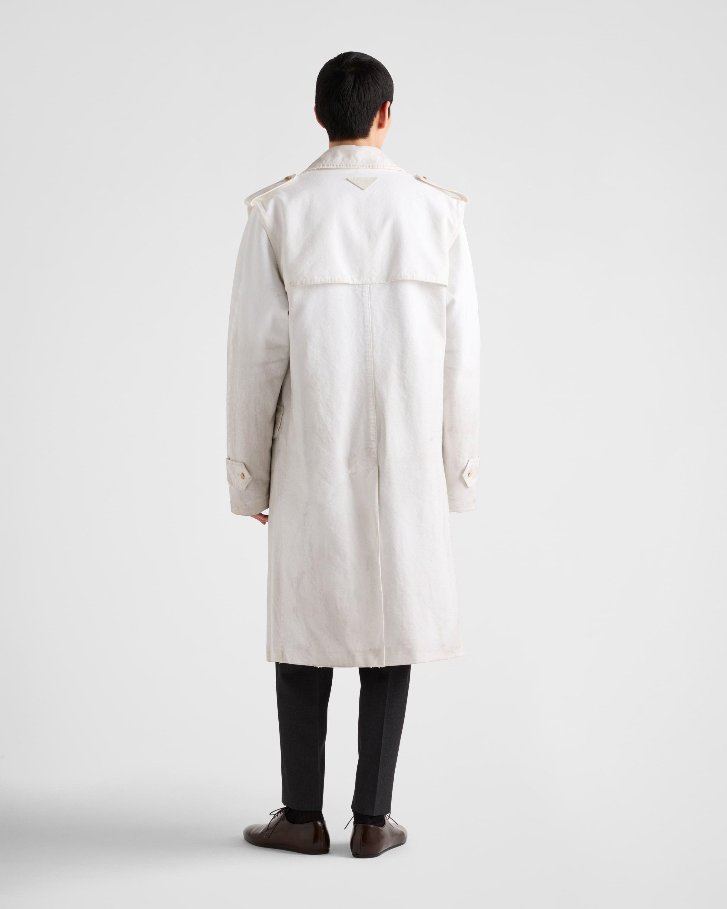 Mens cotton raincoat hot sale