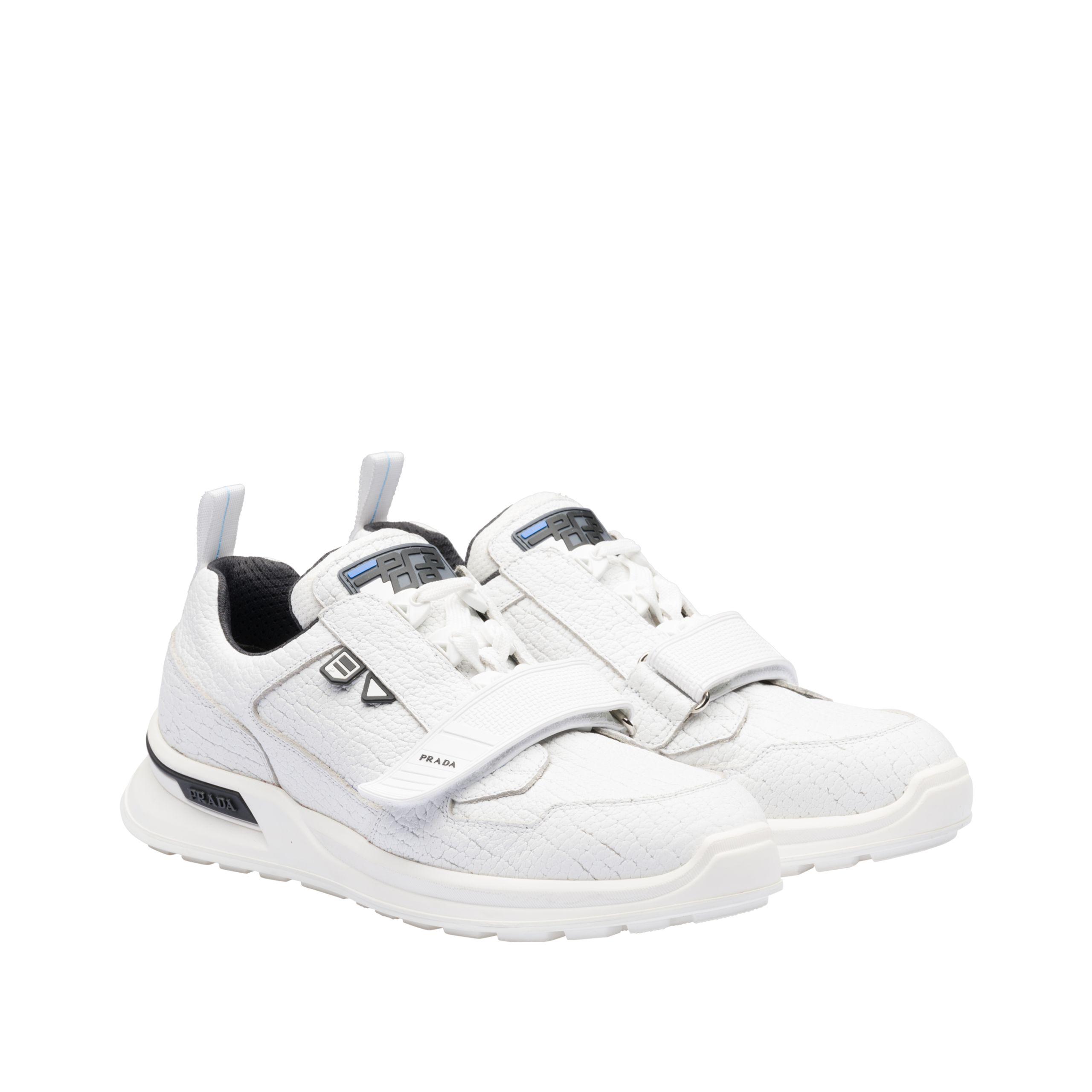 prada mechano white