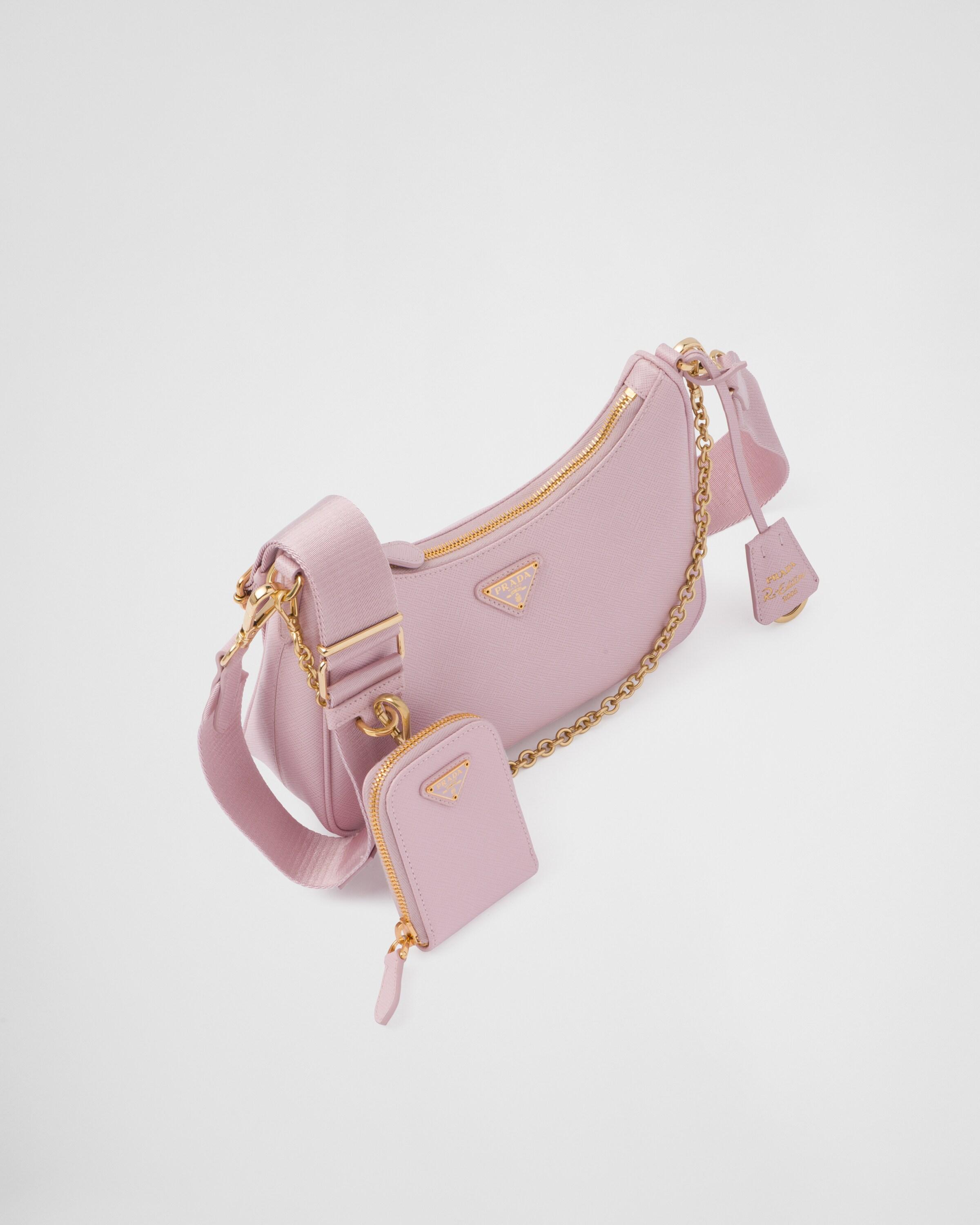 Prada Re-edition 2005 Saffiano Leather Bag in Pink