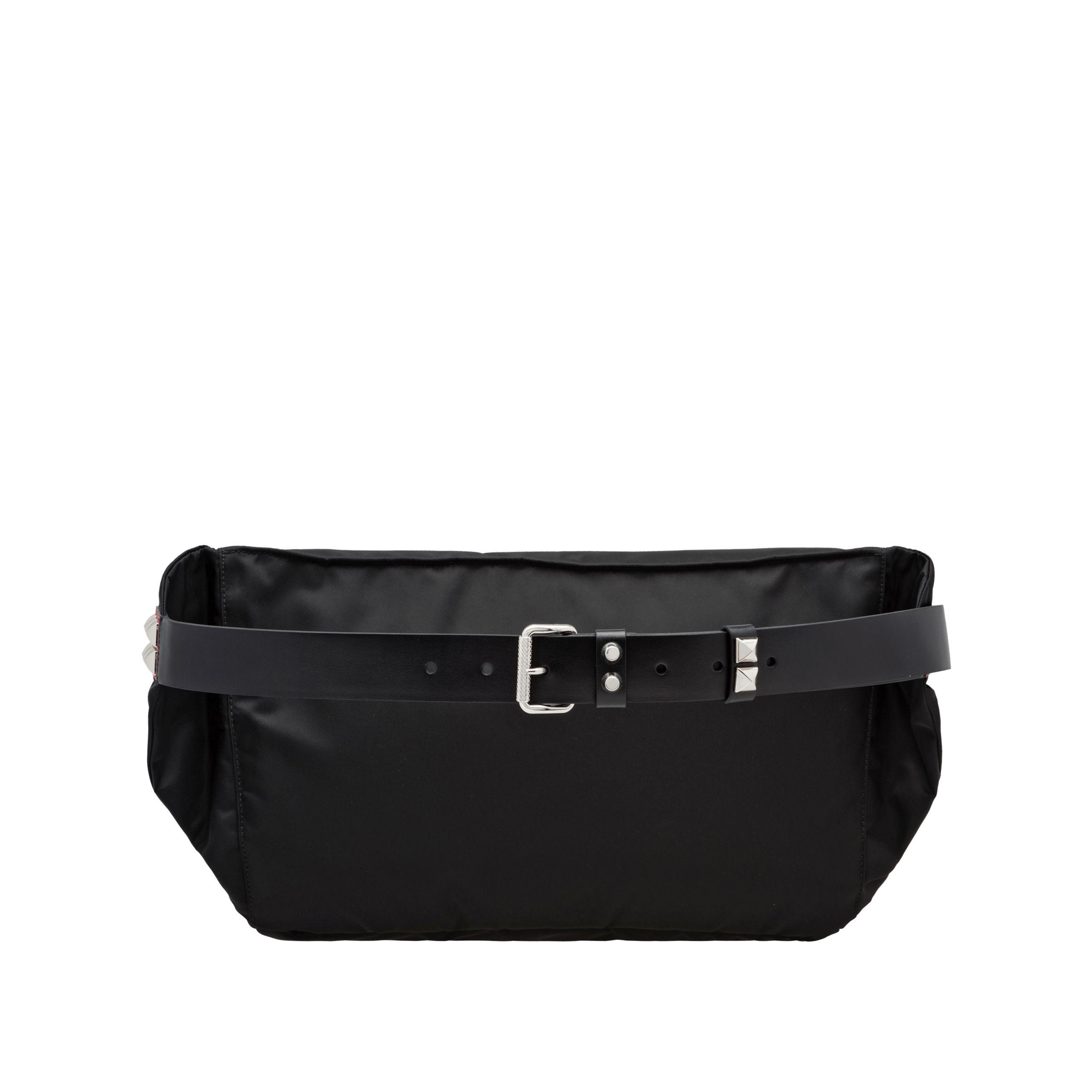 Prada Synthetic Black Nylon Belt Bag Lyst