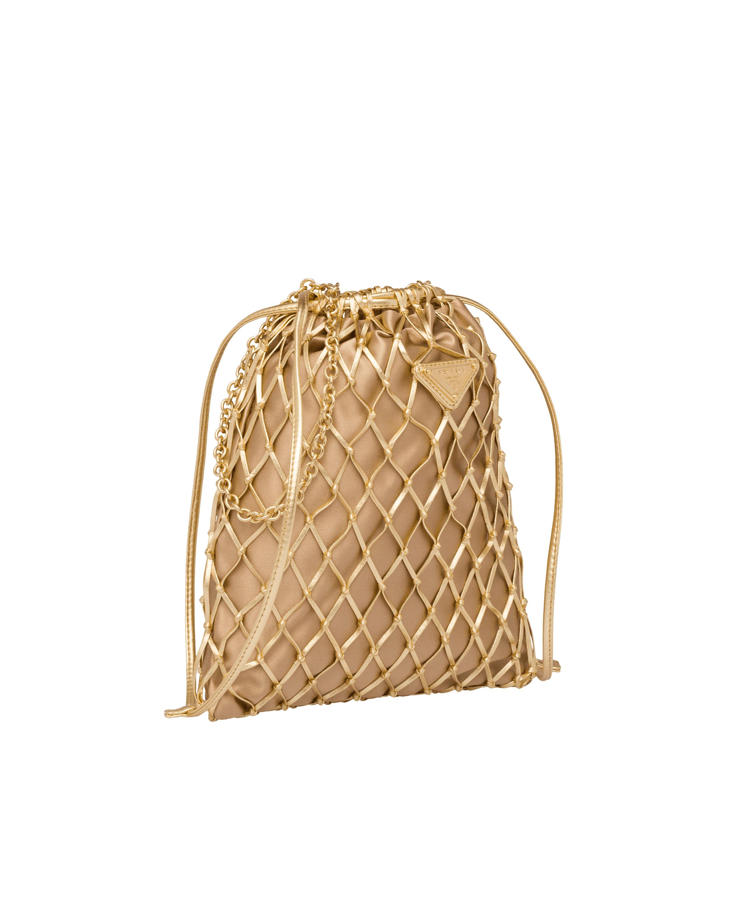 prada fishnet bag