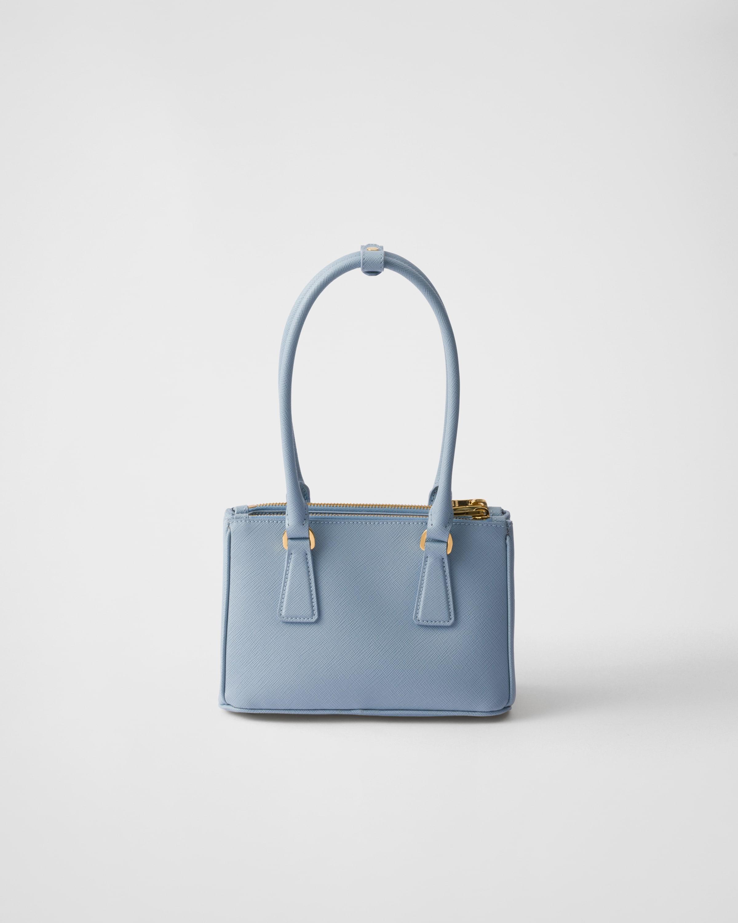 Prada Galleria Saffiano Leather Mini Bag in Blue Lyst UK