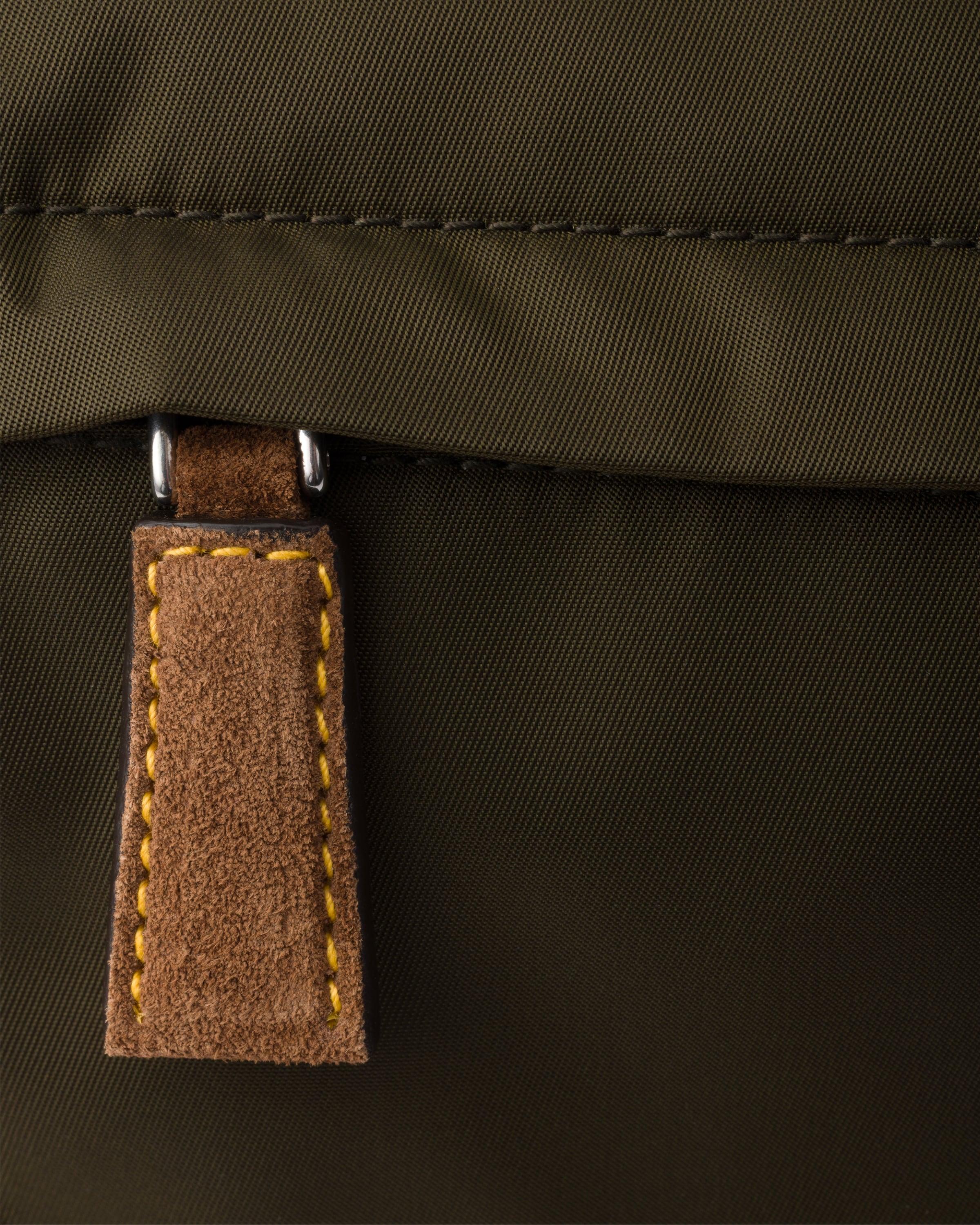 Prada Medium Re-Nylon And Suede Shoulder Bag for Men | Lyst