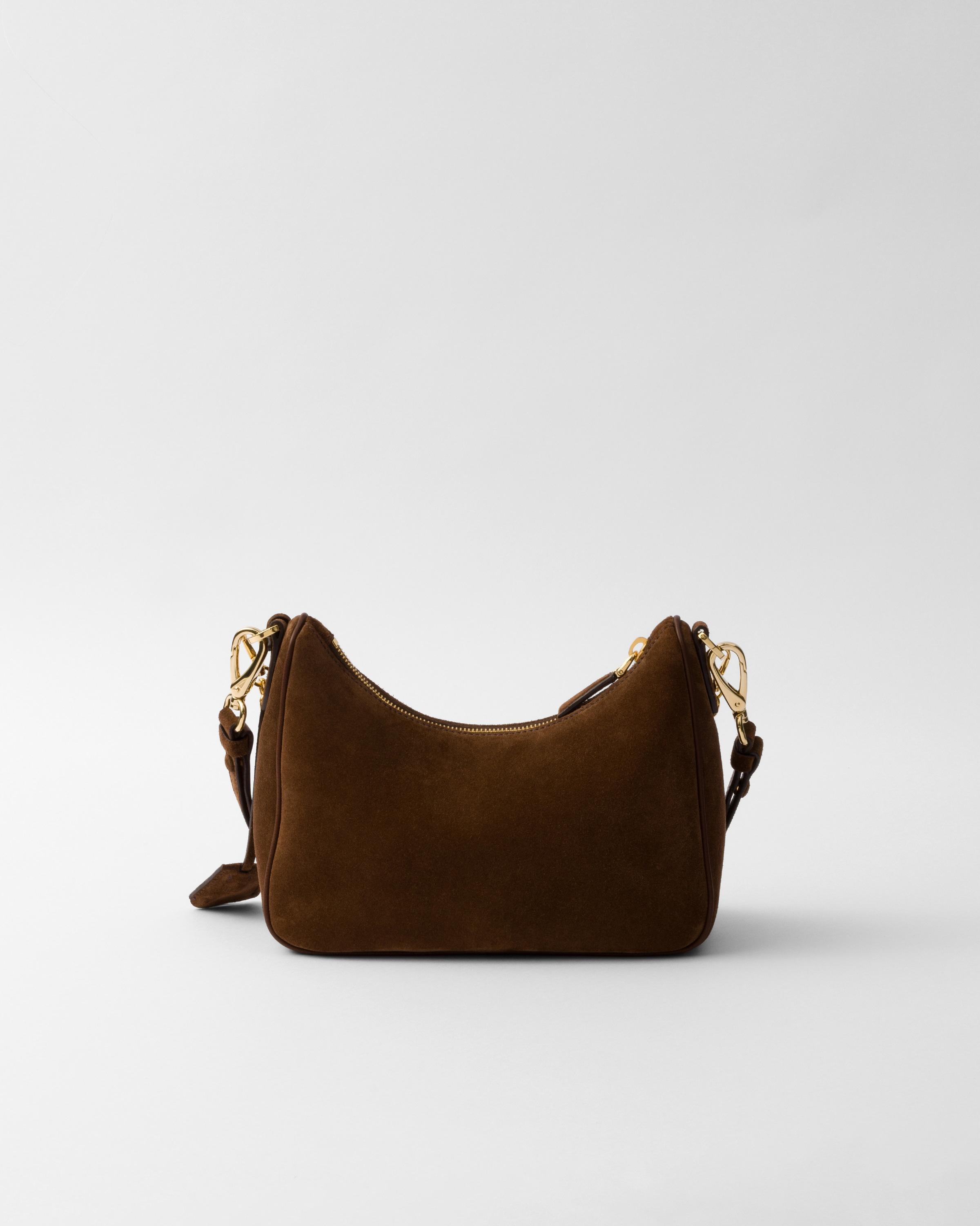 Prada 1999 prada crossbody - Gem PRADA FW1999 Suede Shoulder Bag Y2K