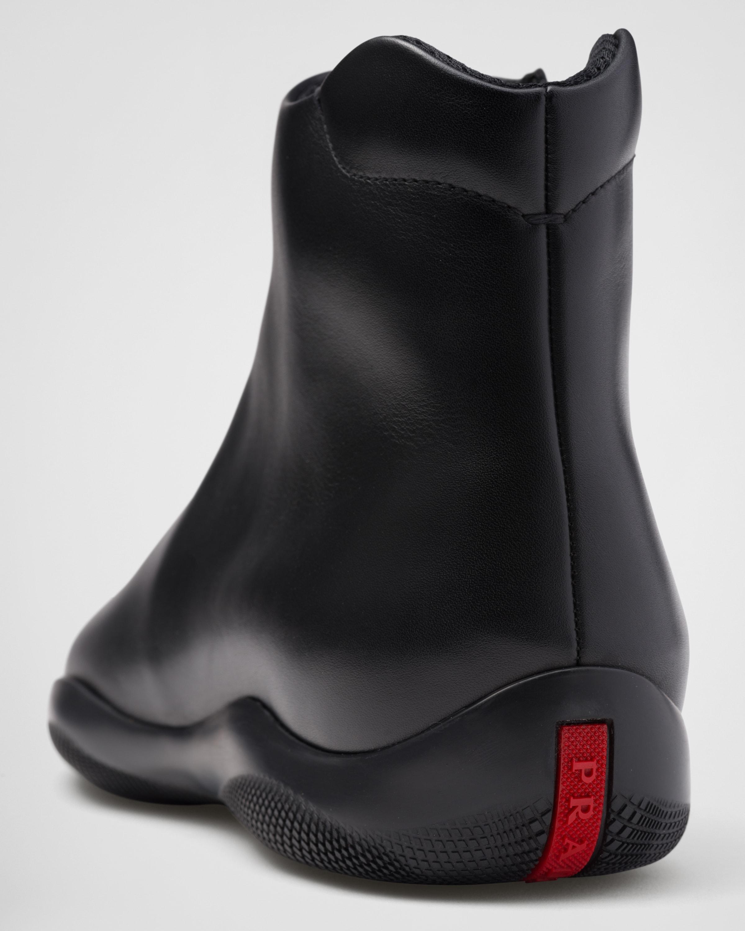 Prada Toblach High-top Sneakers in Black for Men | Lyst
