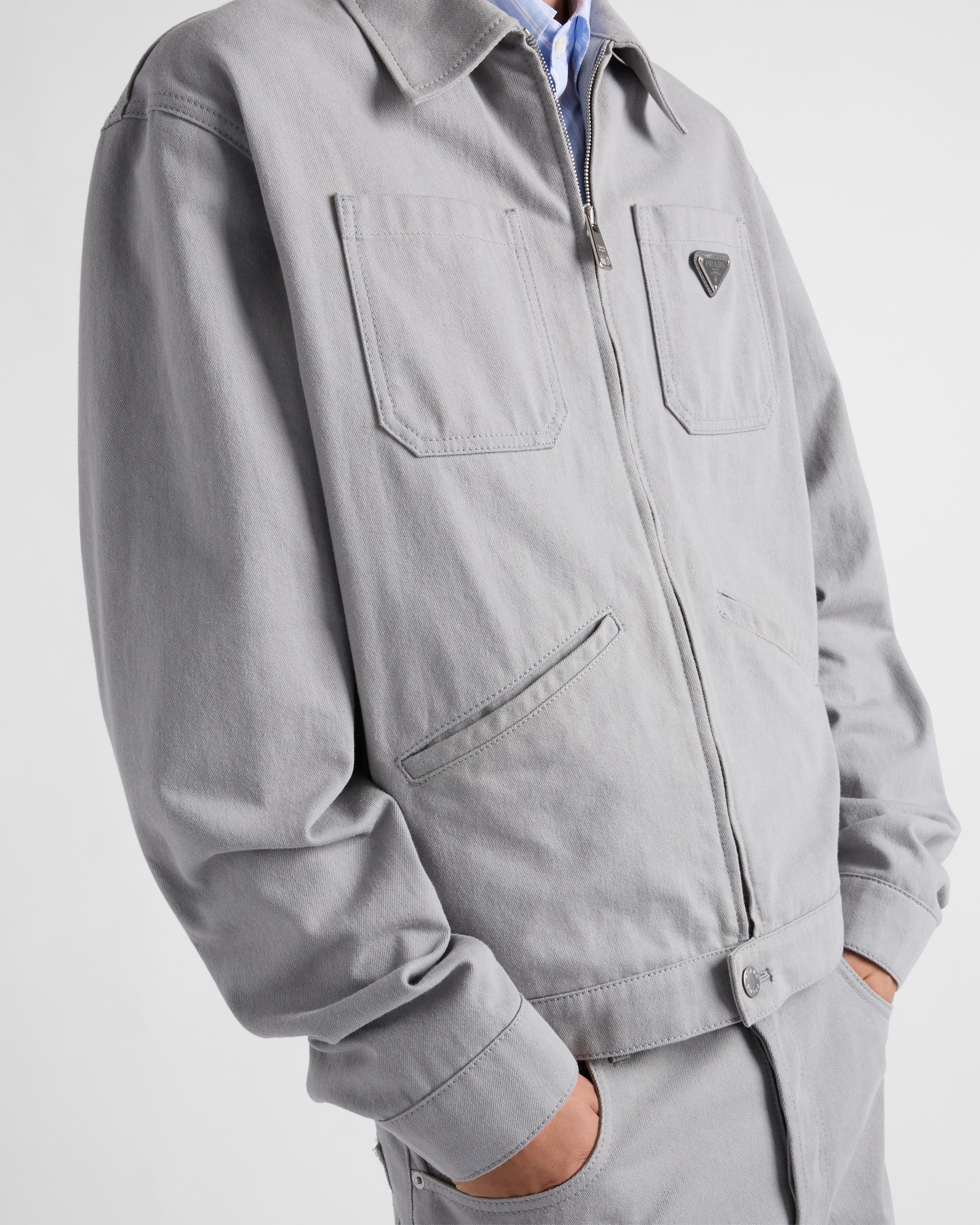 PRADA archive Cotton Zip Up Blouson Grey 【公式通販】