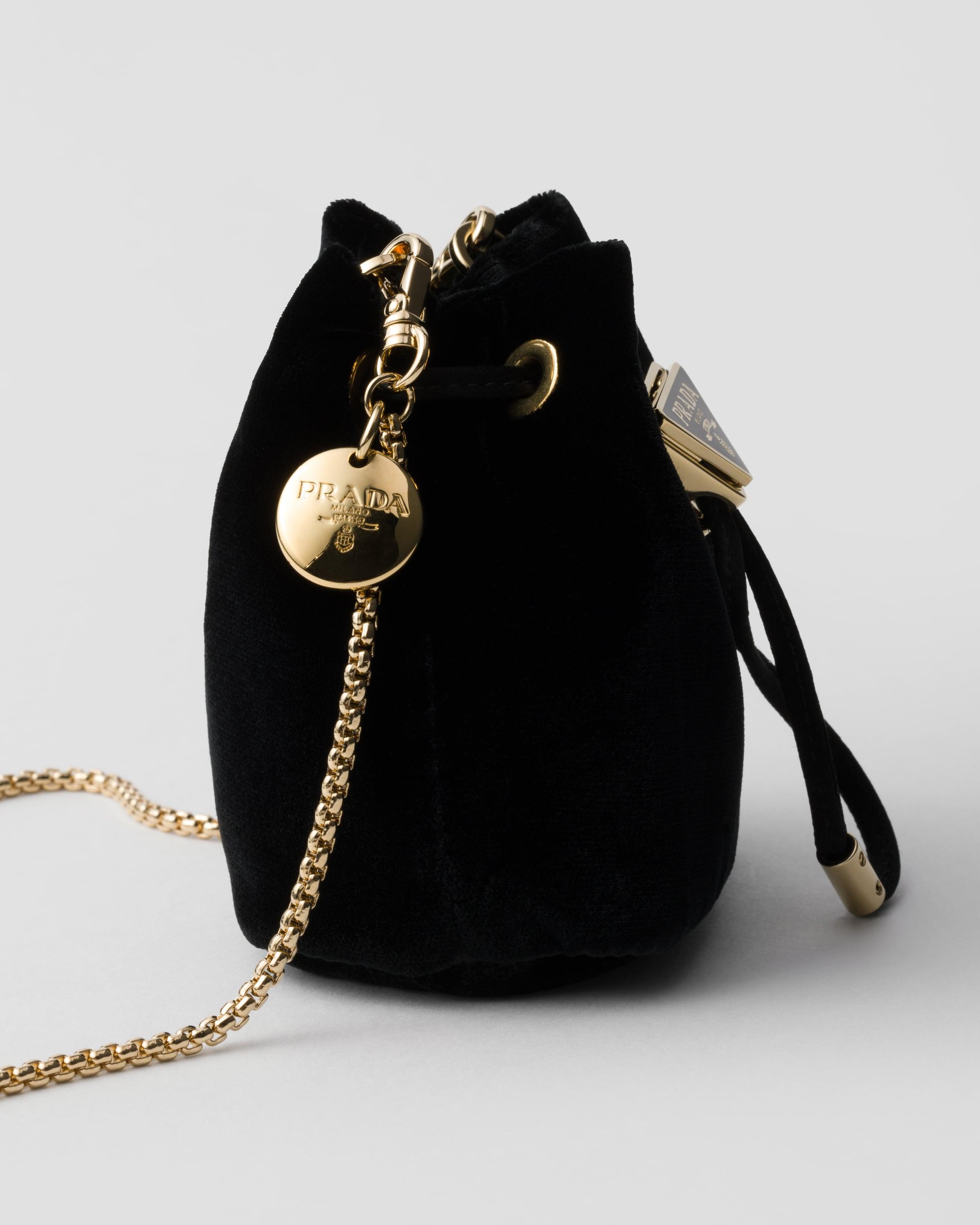 Prada velvet pouch sales