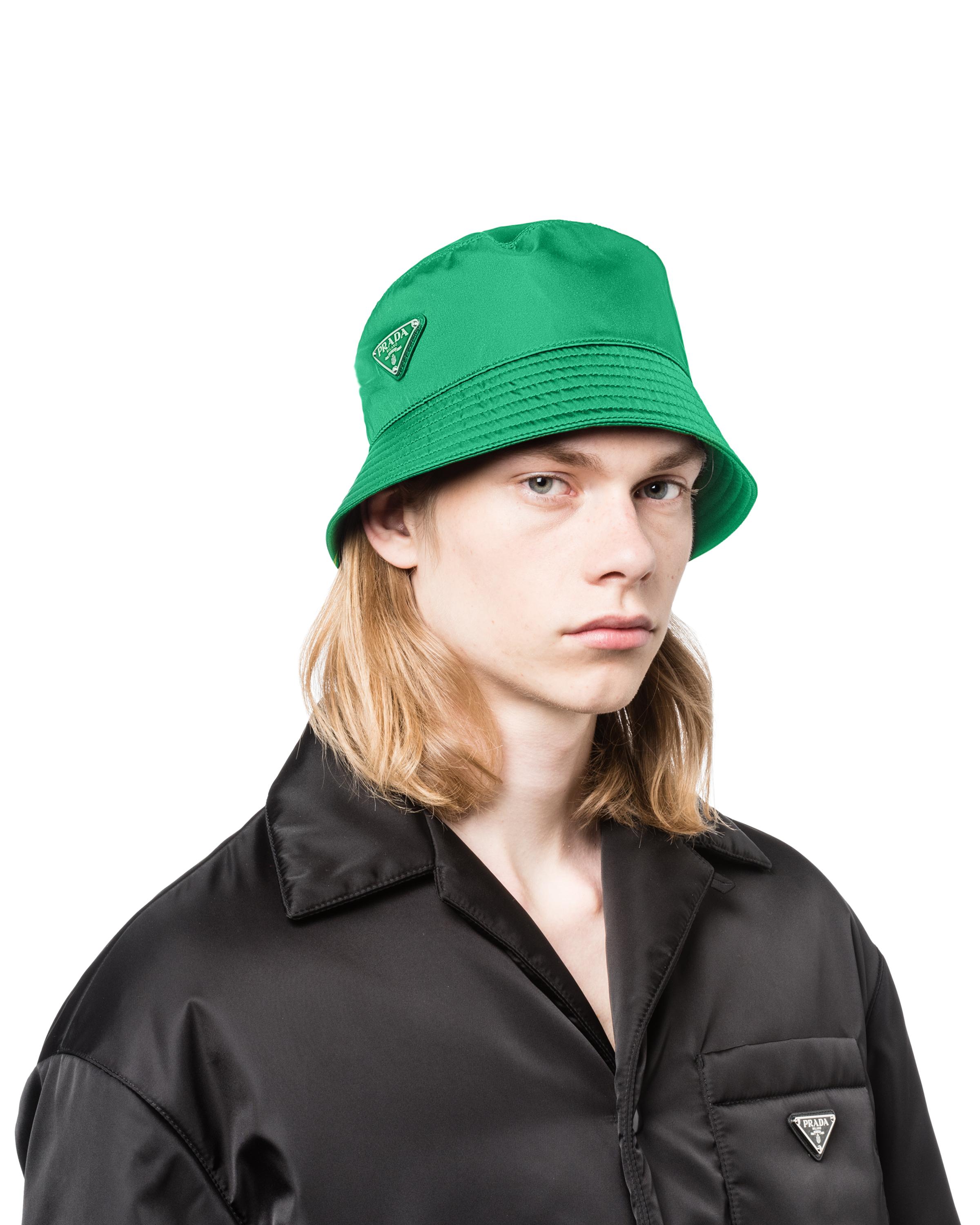 Prada Synthetic Nylon Bucket Hat in Mint Green (Green) - Lyst
