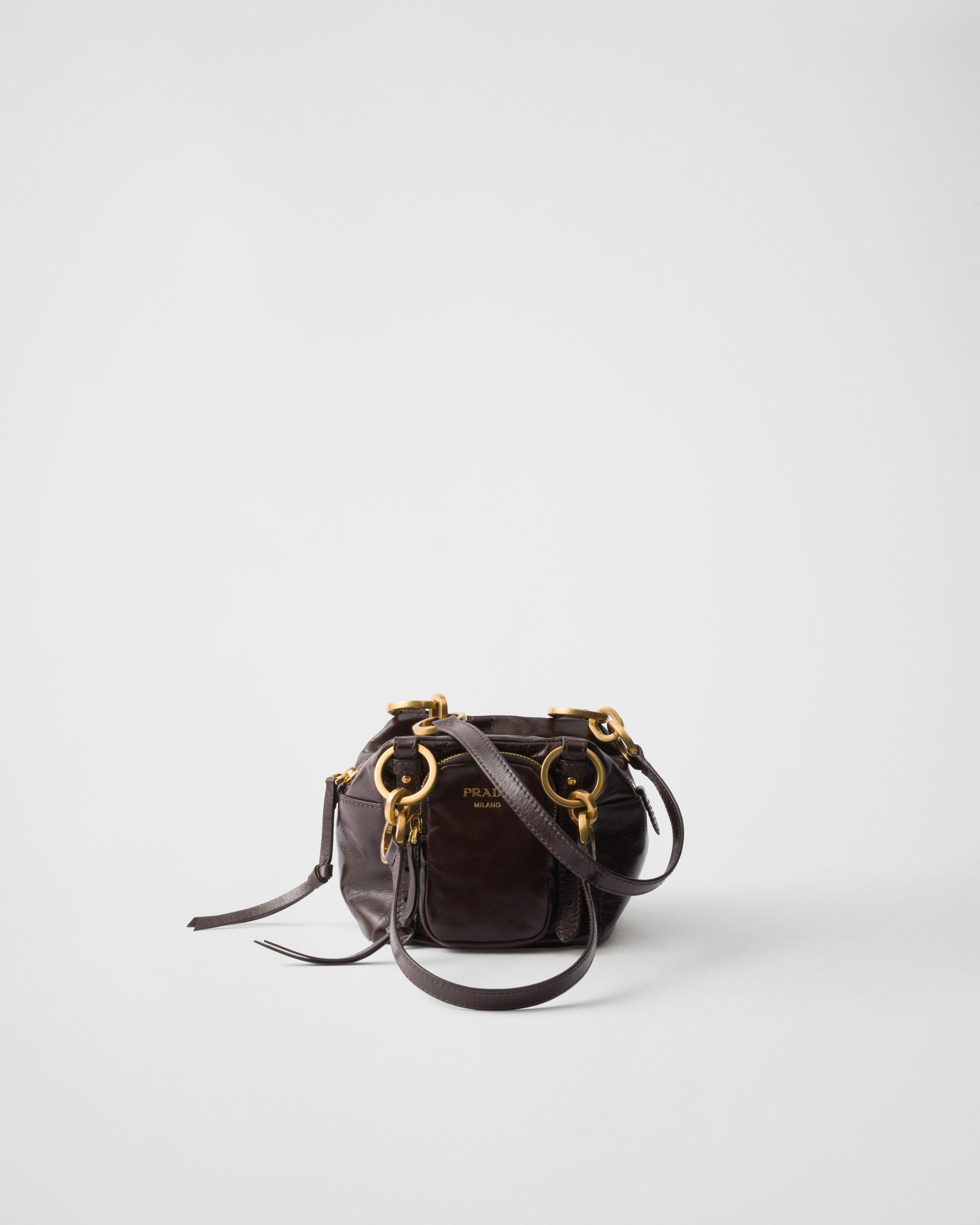 ハンドバッグ PRADA PRADA DANGLE MINI HANDBAG IN SOFT LUX LEATHER Prada Prada Dangle Leather Mini Top-Handle Bag | Neiman Marcus