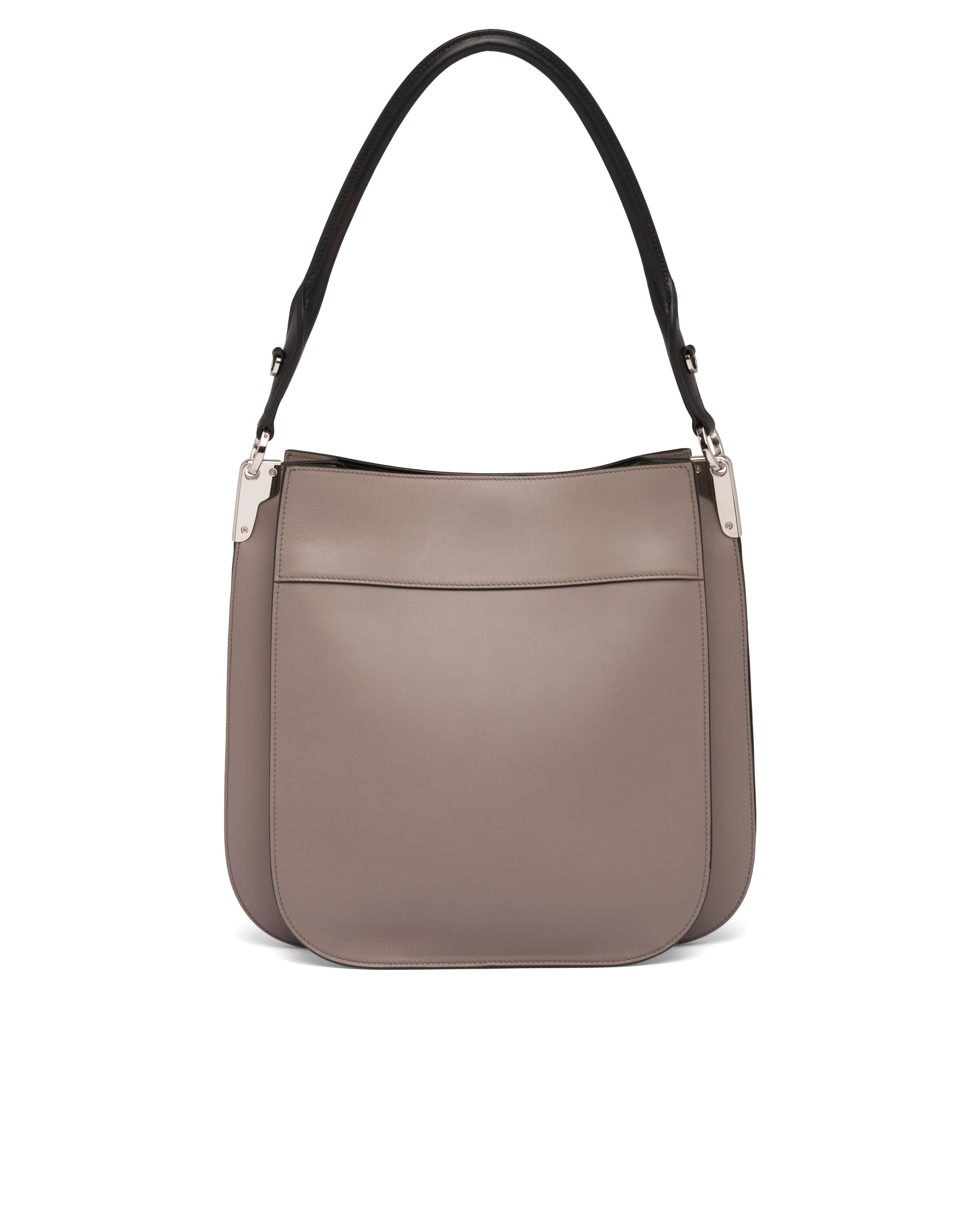 Prada Leather Handbag Clay Gray's