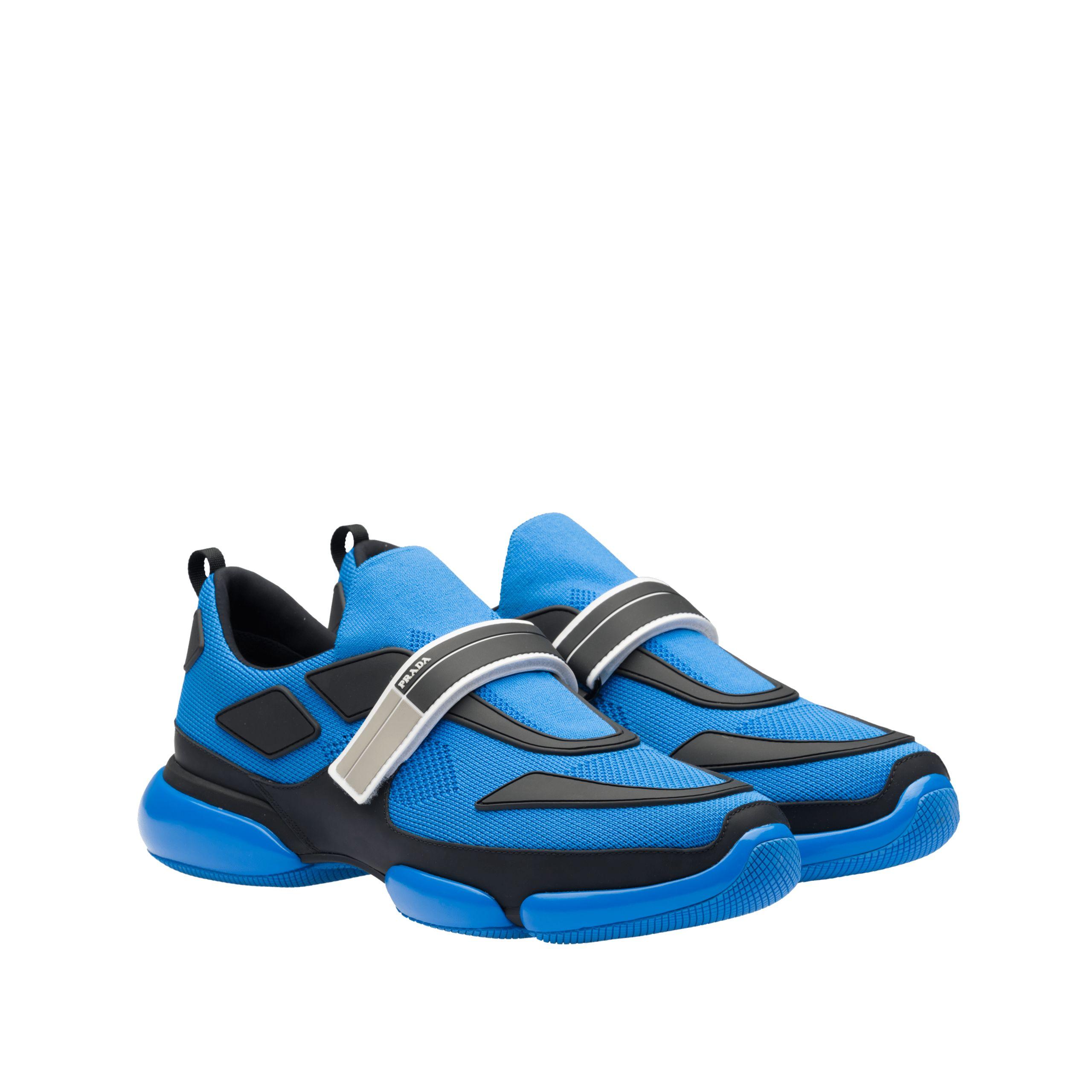 åbenbaring Grænseværdi kabine Prada Rubber Cloudbust Sneakers in Blue for Men - Lyst