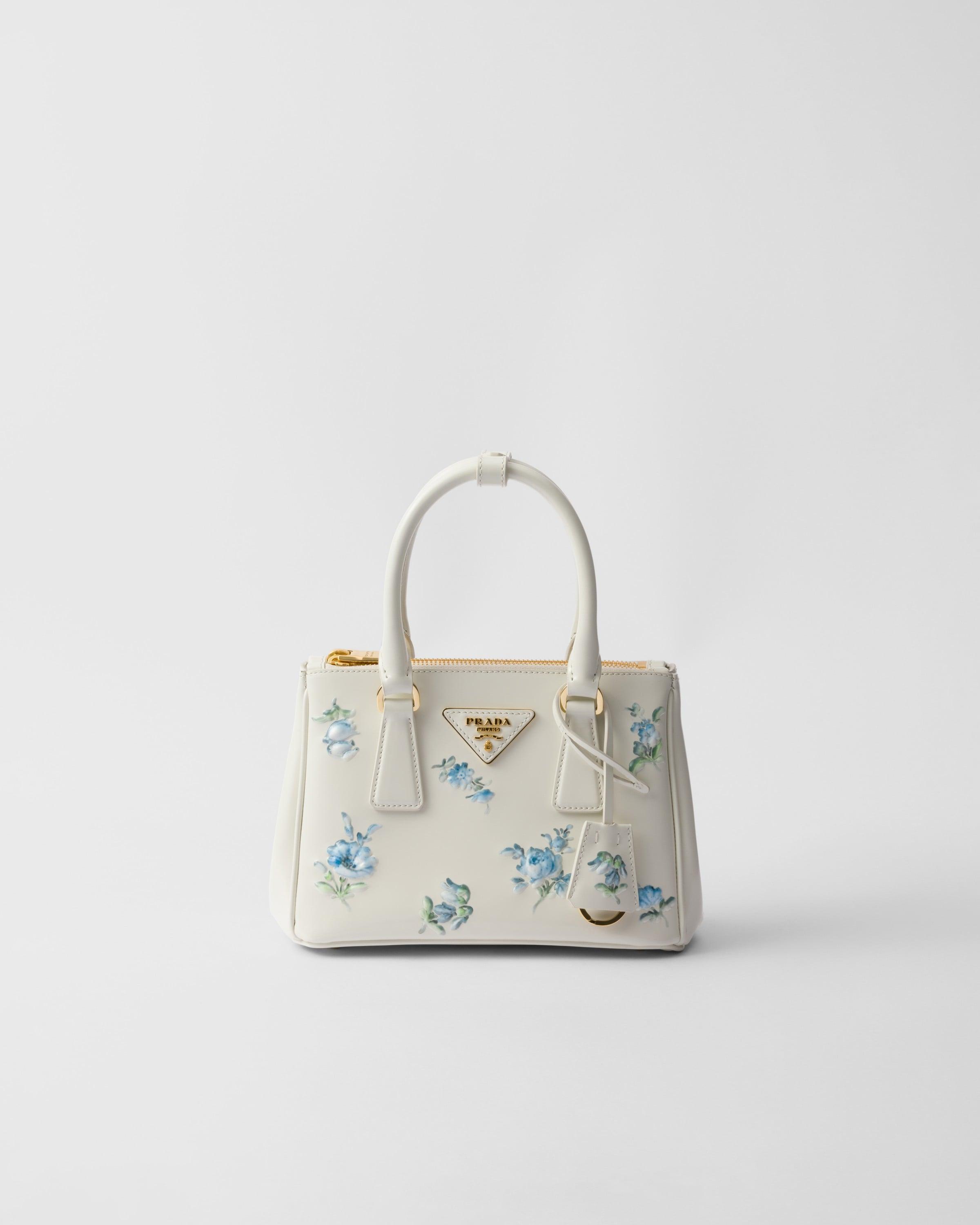 Mini white prada bag sale