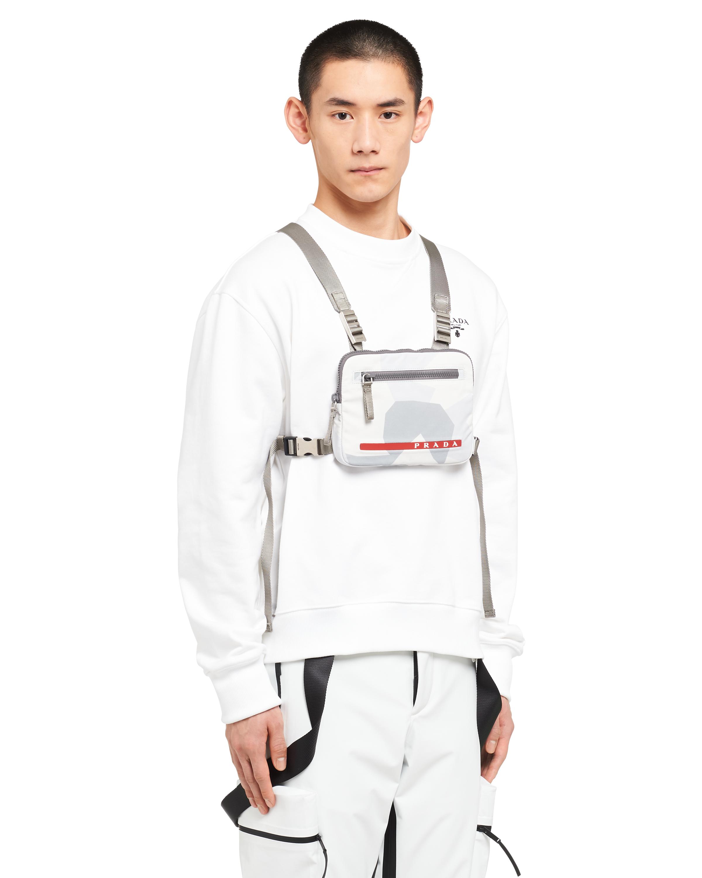 Prada technical fabric shoulder bag 2025