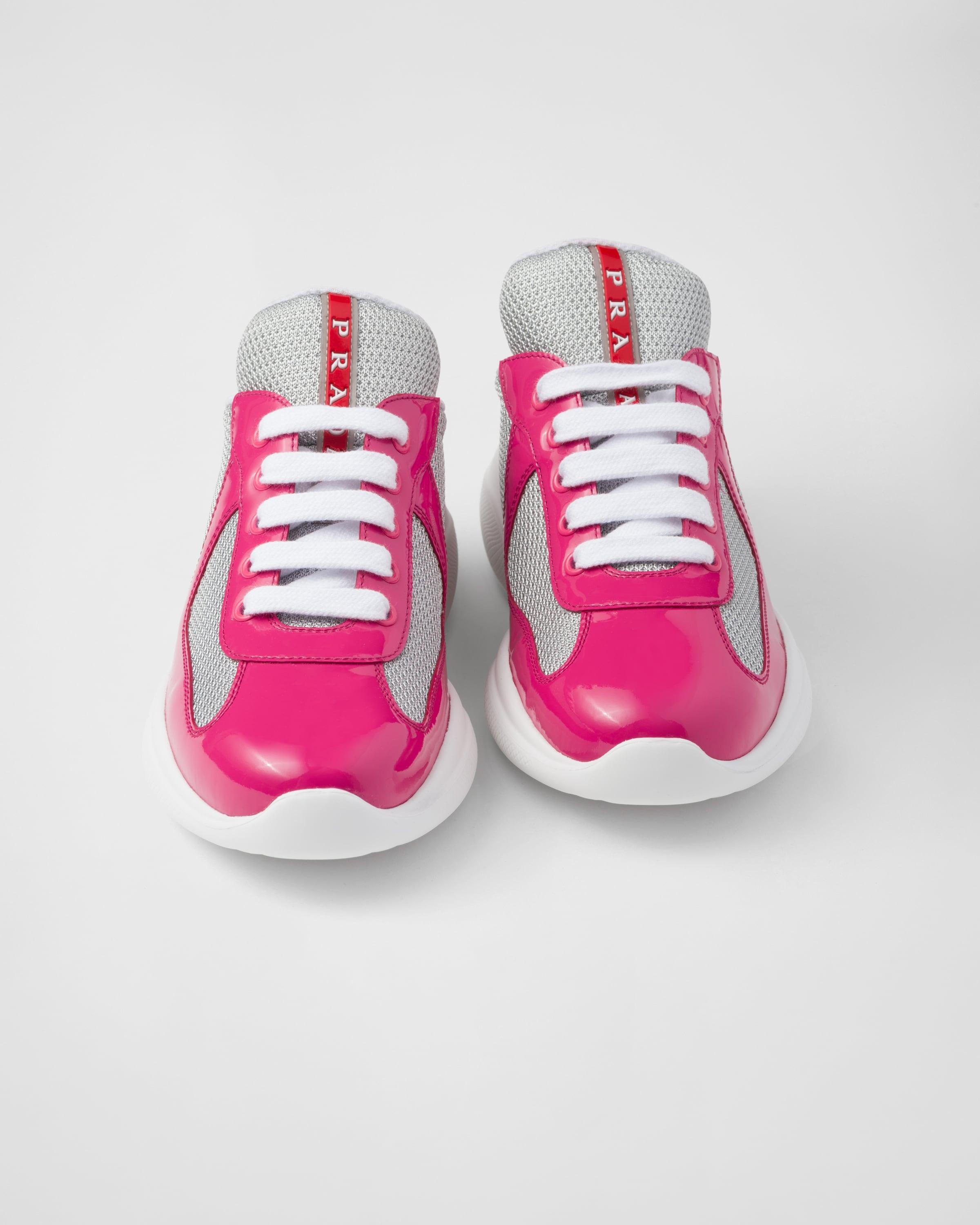 Pink prada sneakers sale
