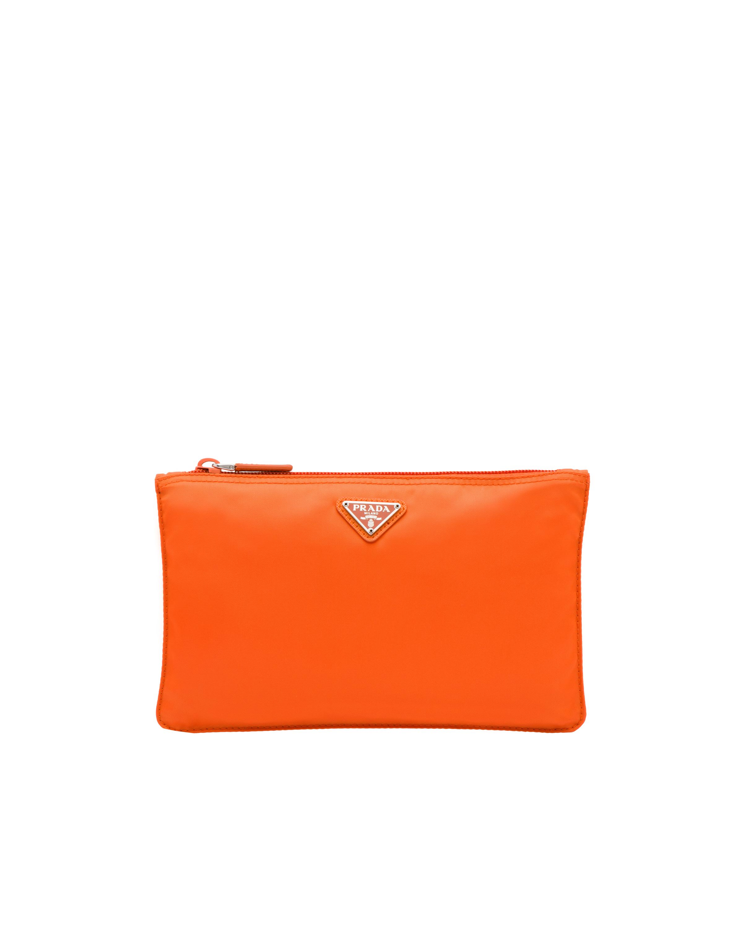 prada orange pouch